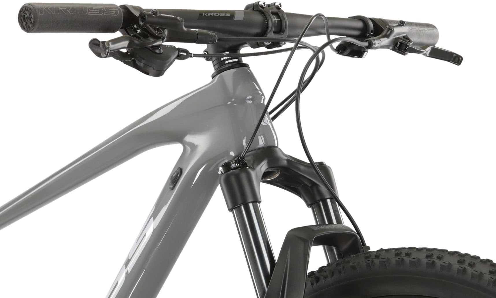 Kross Mountainbike »KROSS MTB Hardtail Level 8.0 29" grau 12 Gänge«, 12 Gang, Shimano, DEORE M6100 Schaltwerk, Kettenschaltung