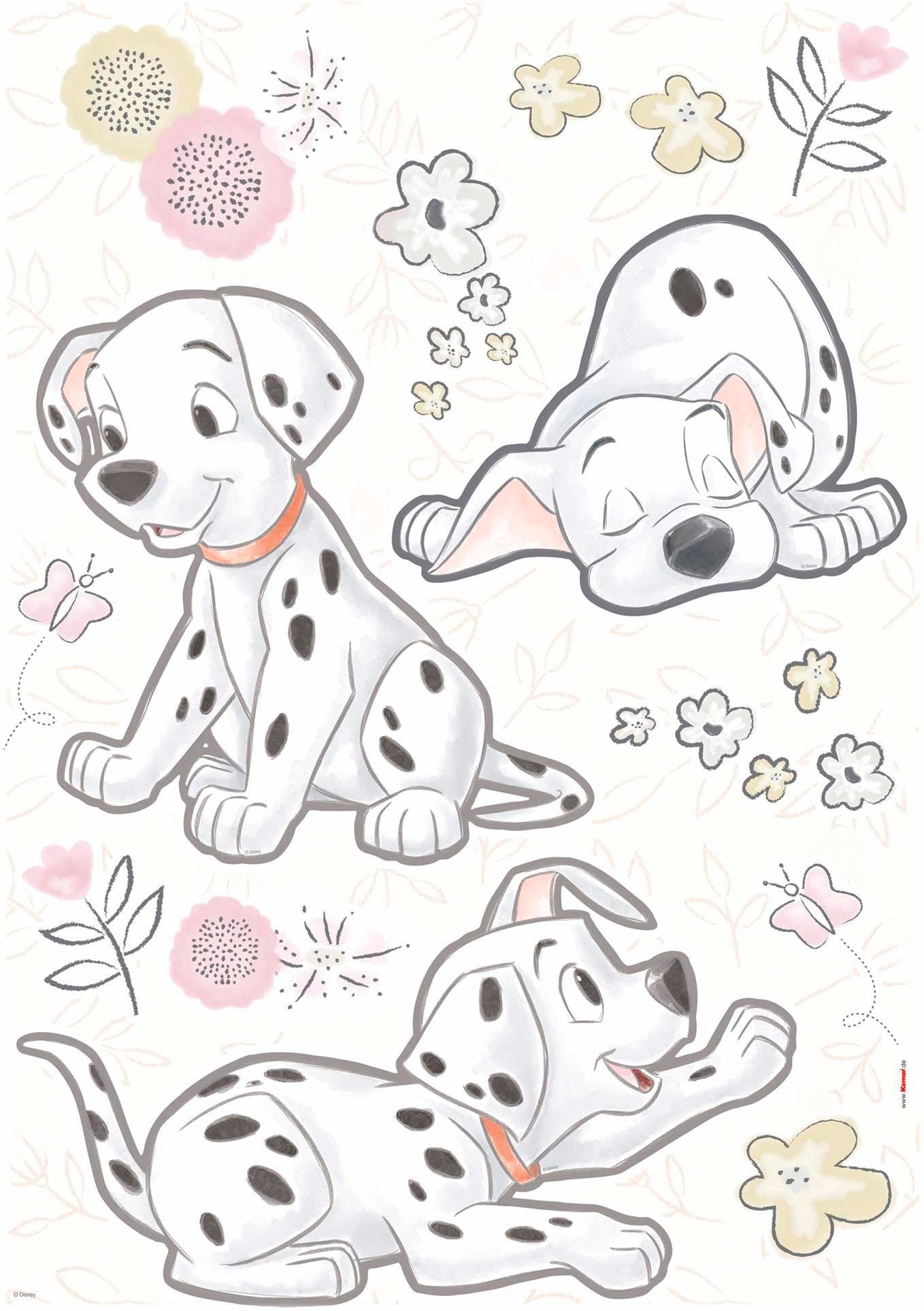 Komar 1100000002199 "Best of Friends - Größe 50 x 70 cm" selbstklebend, Wandsticker, Kinderzimmer