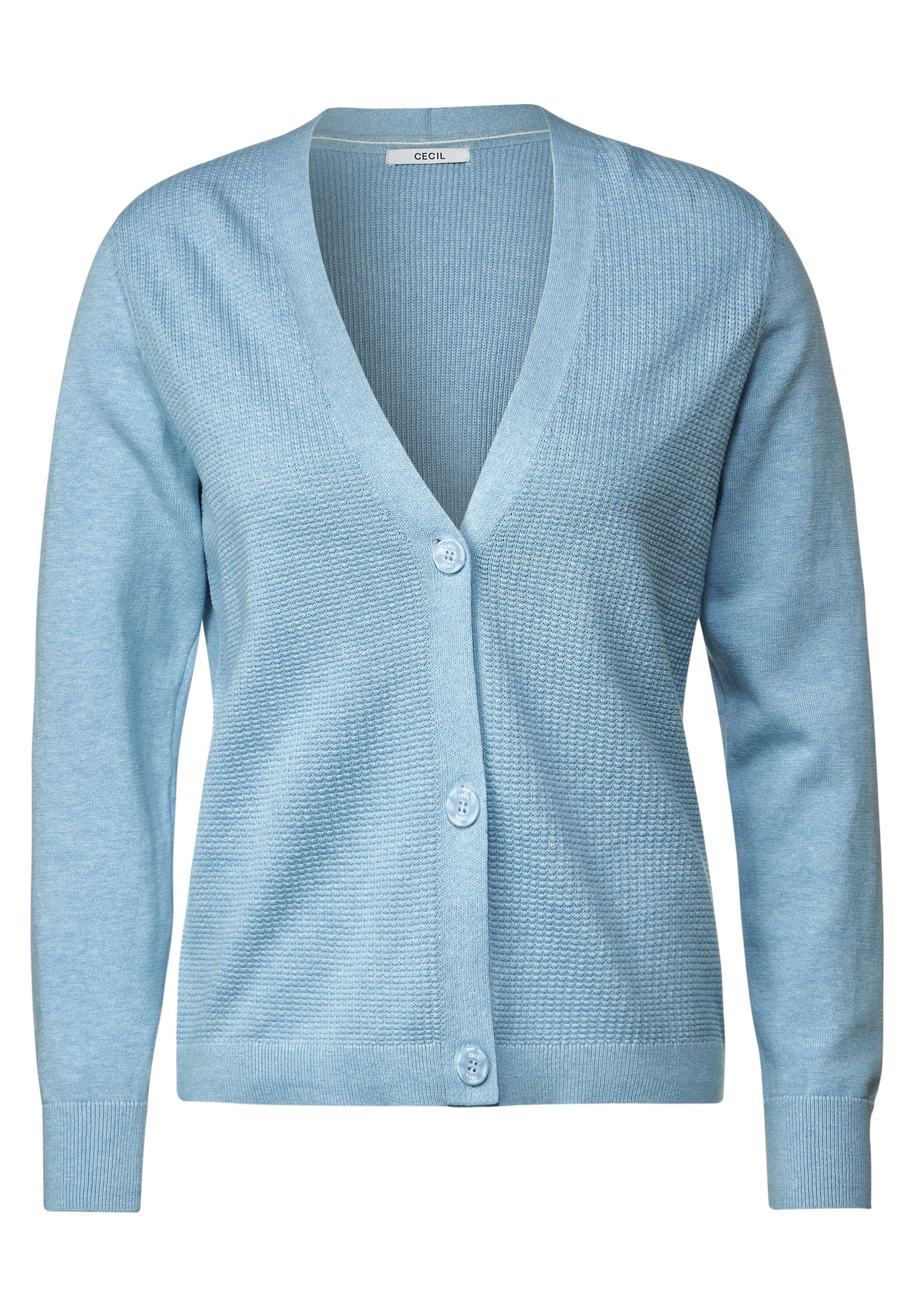 Cecil Cardigan, mit Knopfleiste