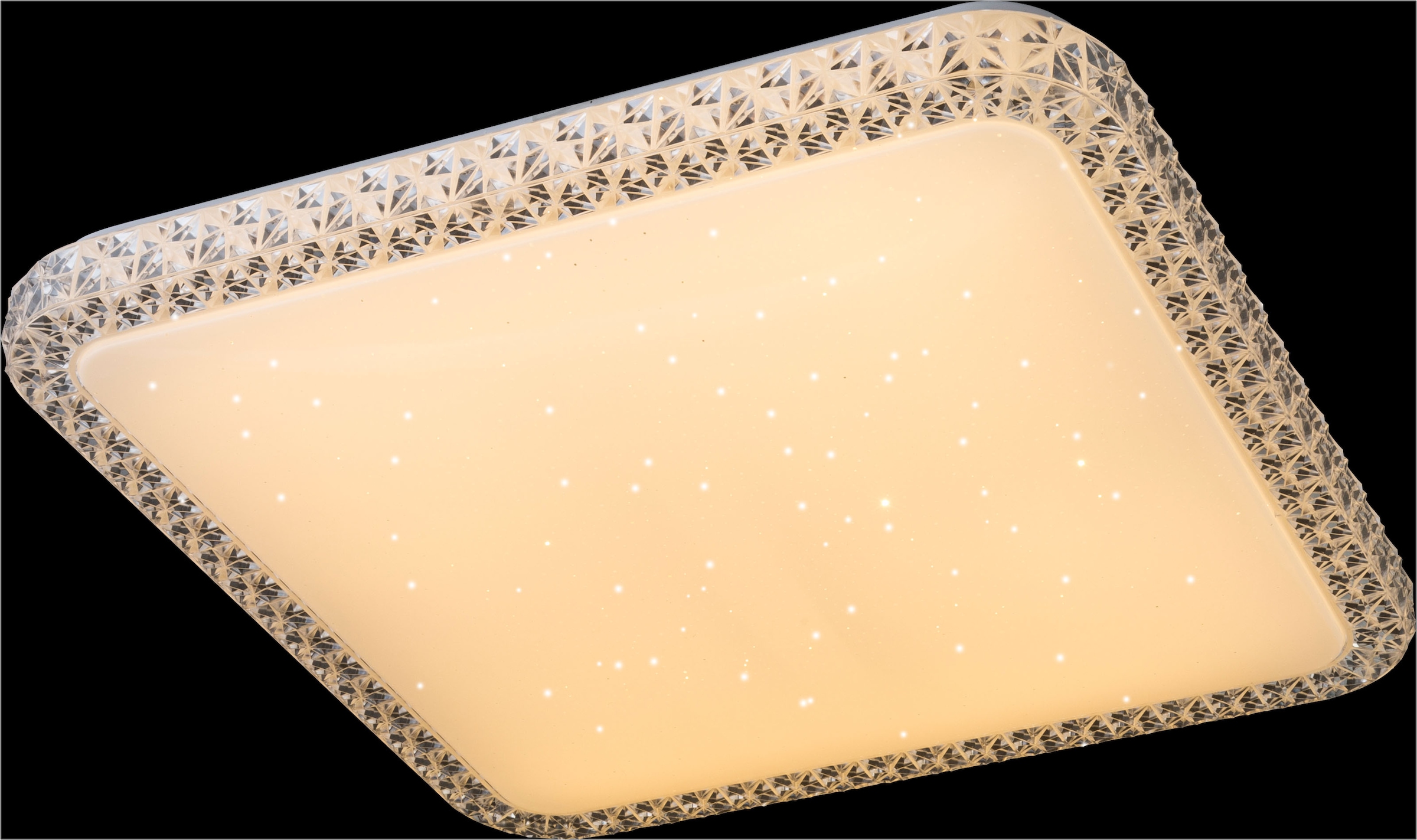 GLOBO LIGHTING LED Deckenleuchte »GROMO«, Leuchtmittel LED-Modul | LED fest integriert, Deckenlampe/quadratisch/Wohnzimmer/Schlafzimmer/elegant