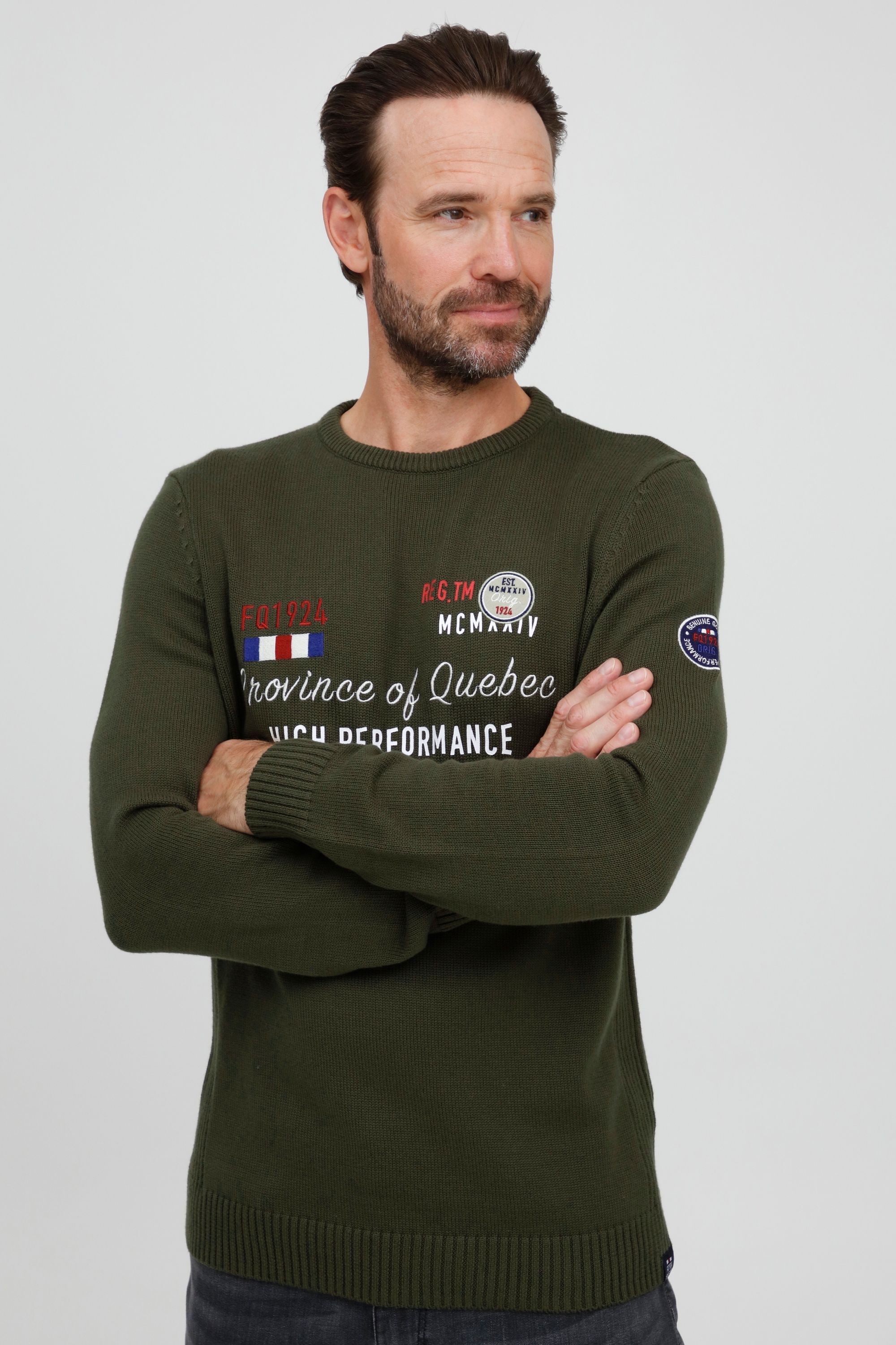 FQ1924 Strickfleece-Pullover "Strickpullover FQErlo" günstig online kaufen