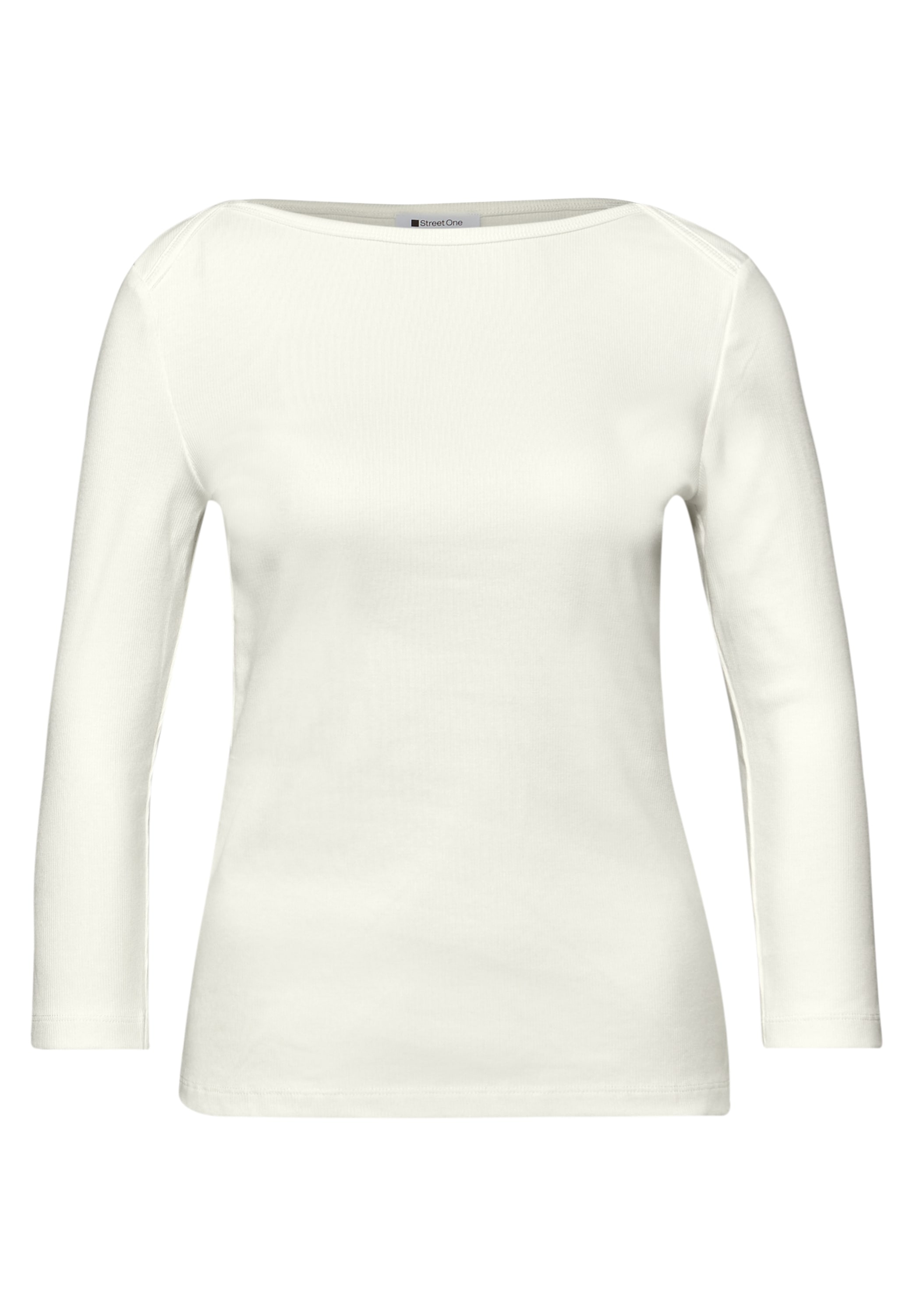 STREET ONE 3/4-Arm-Shirt aus Baumwolle mit Stretchante