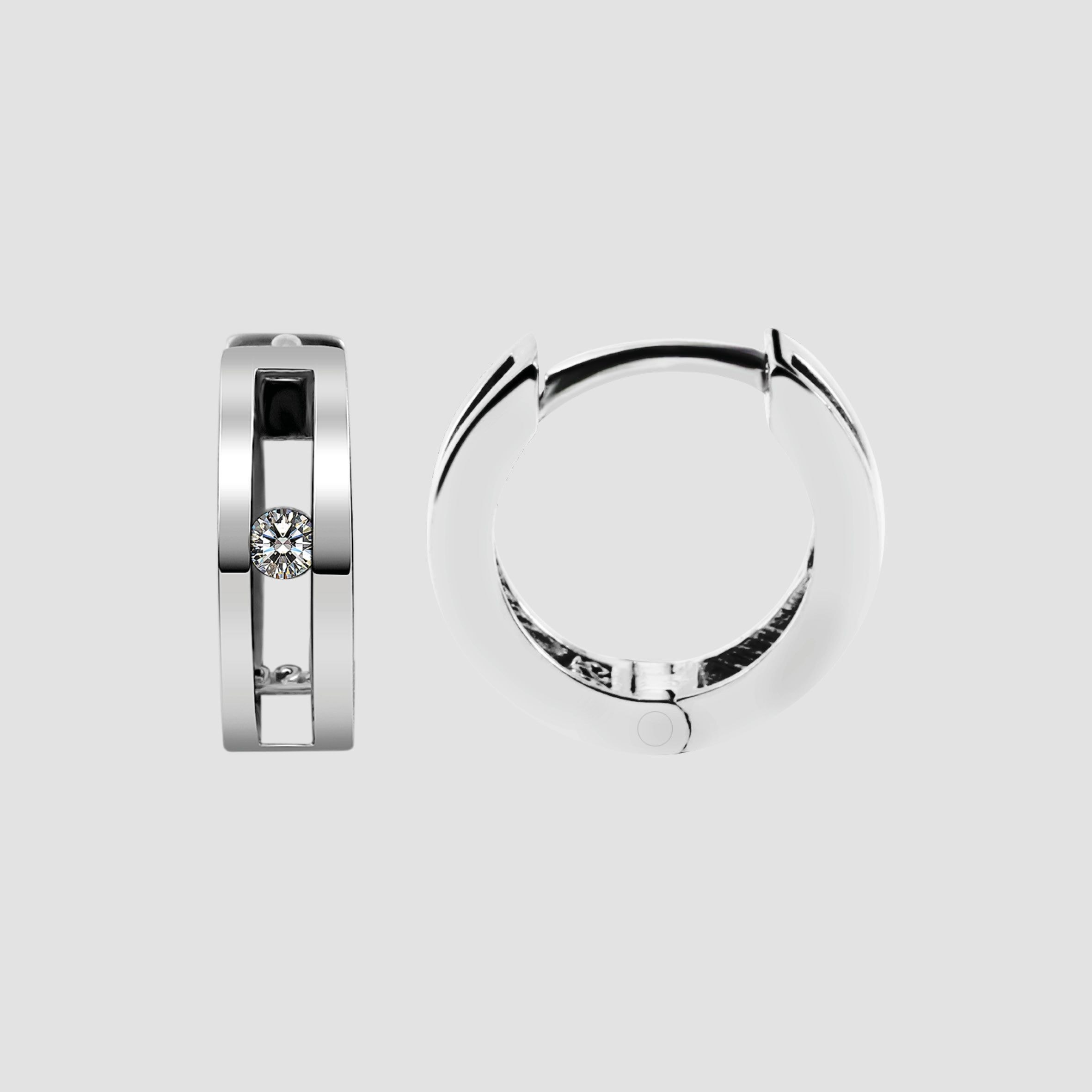 Adelia´s Klappcreolen "Damen Ohrringe – Klappcreole aus 925 Silber mit Zirk günstig online kaufen