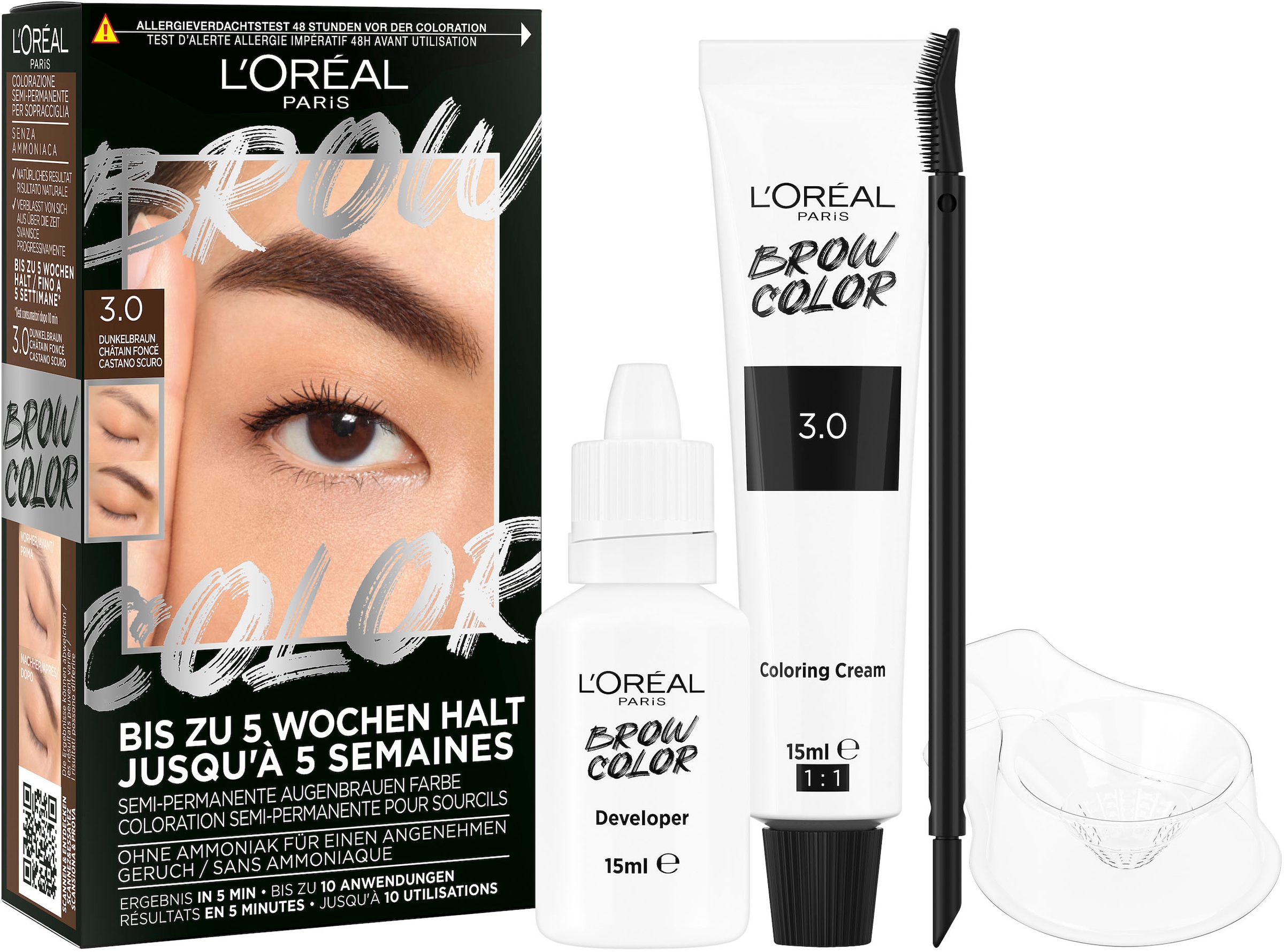 Augenbrauenpflege »Brow Color«, mit ammoniakfreier Formel