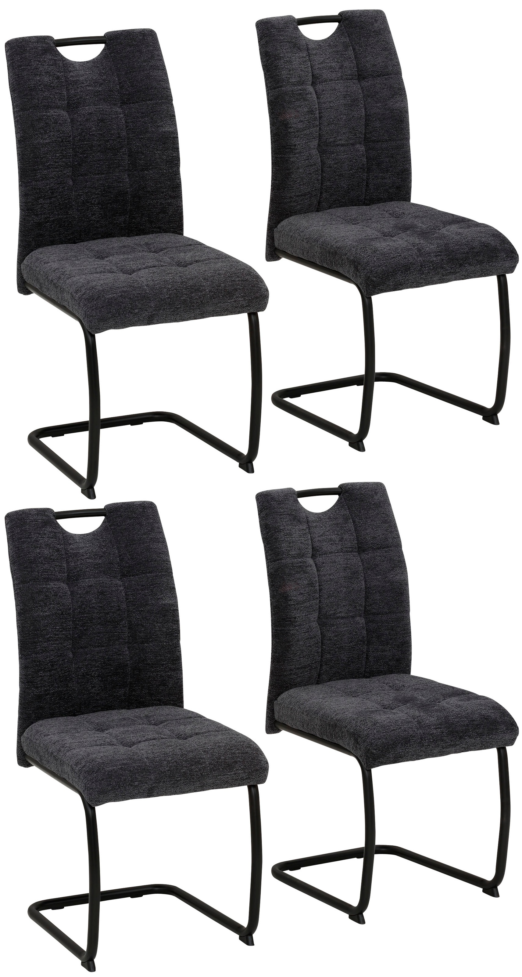 HELA Freischwinger "LEONA Esszimmerstuhl" (Set) 4 Stk.Küchenstuhl, für den günstig online kaufen