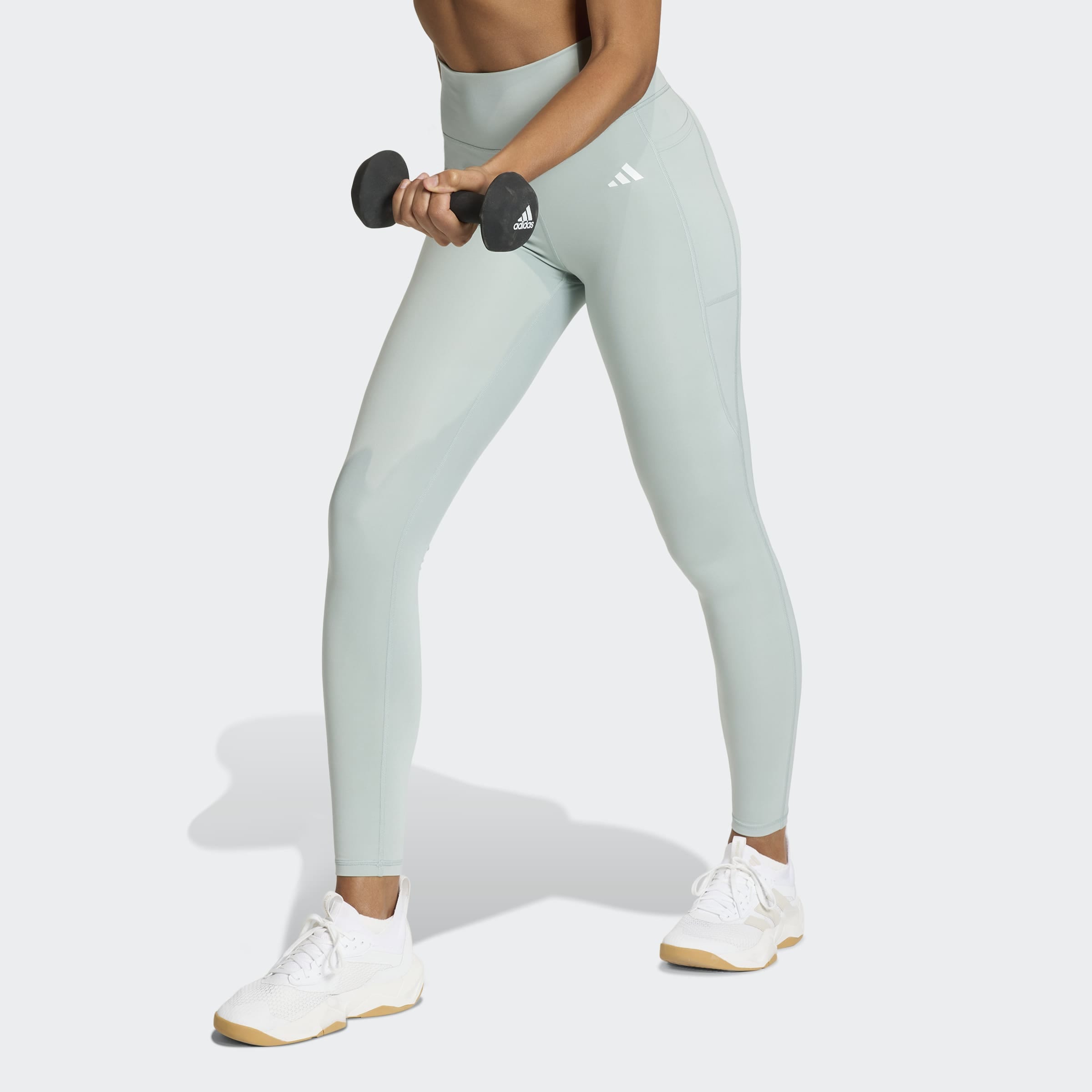 adidas Performance Trainingstights "OPT ESS ST 1/1" für Fitness, mit Climacool Technologie, ohne Verschluss