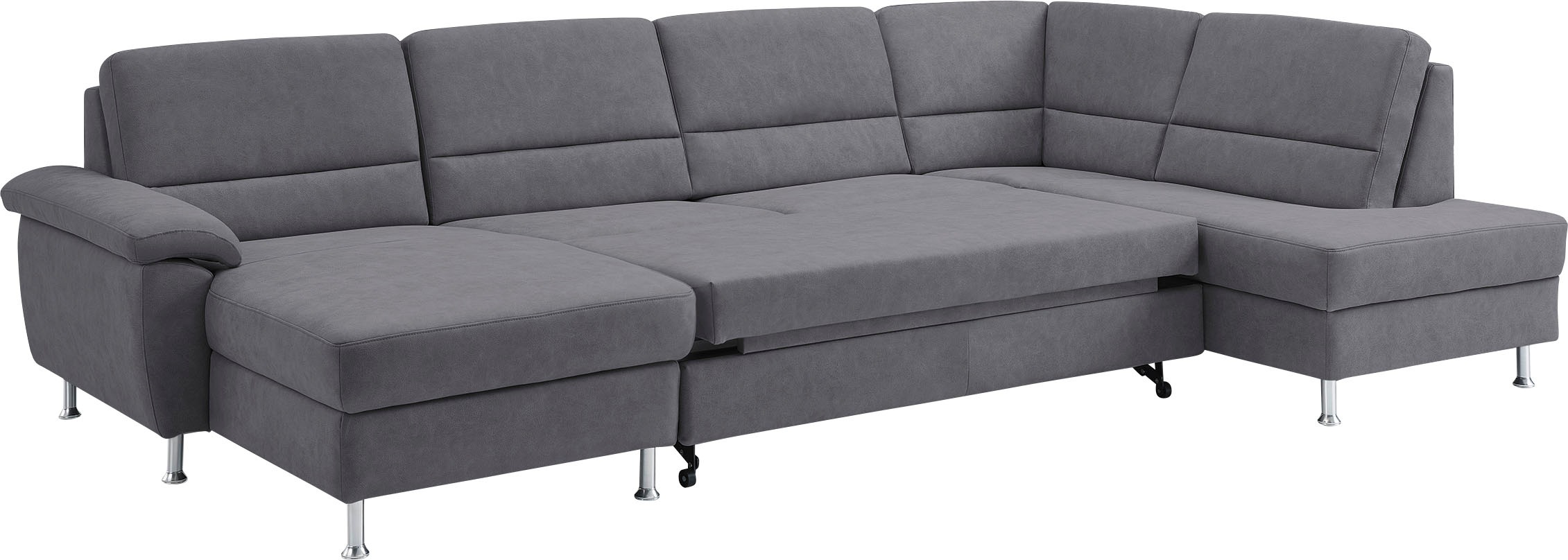 CALIZZA INTERIORS Wohnlandschaft »Onyx U-Form«, (3 St.), wahlweise mit Bettfunktion und Bettkasten