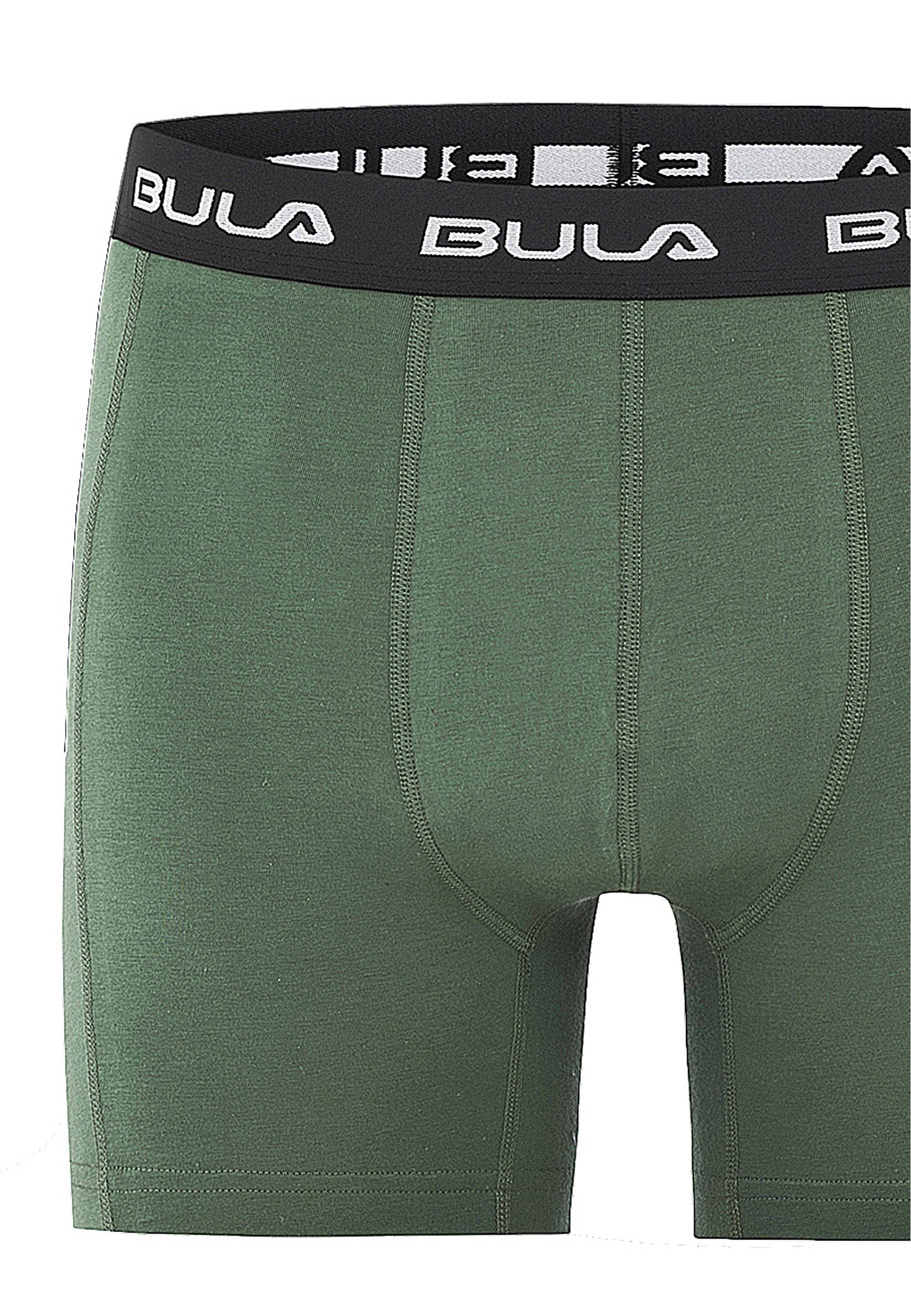 BULA Boxershorts »Frame«, (9 St.), im 9er-Pack mit Flatlock-Nähten