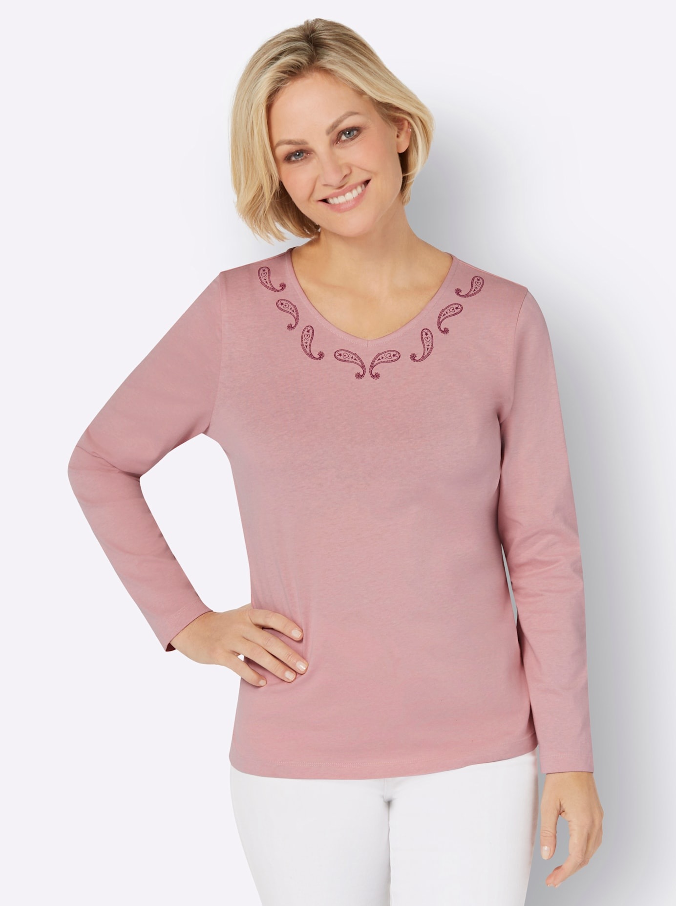 Classic Basics Langarmshirt "Langarm-Shirt" 1 Stk. tlg. günstig online kaufen