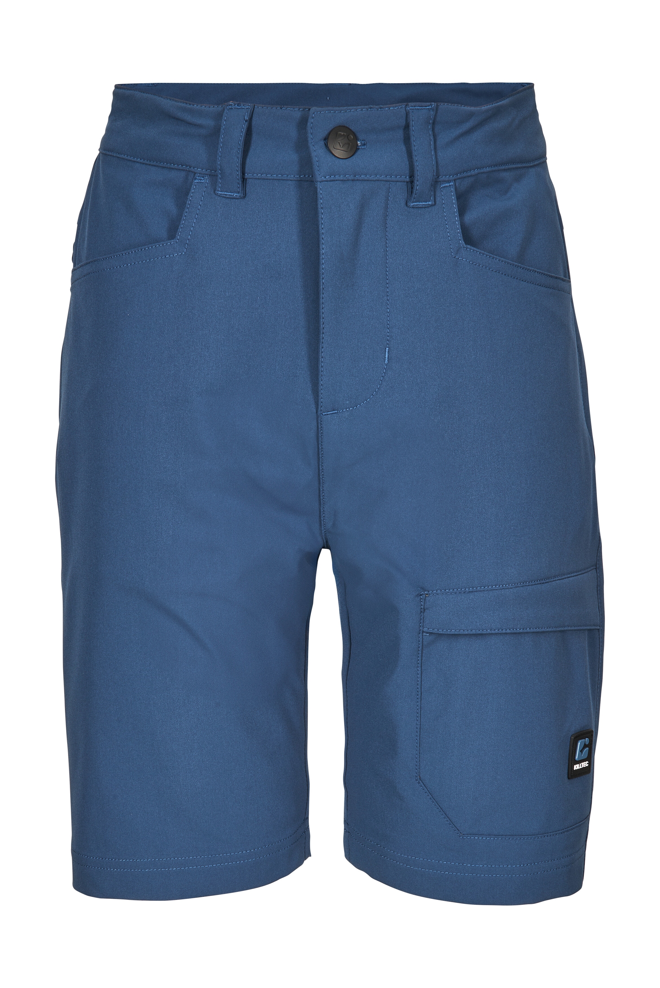 Bermudas KILLTEC "KOS 108 BYS BRMDS", Jungen, Gr. 128, Normalgrößen, dunkelblau, Obermaterial: 100% Polyester, Hosen Bermudas, Schnelltrocknende Bermudas mit Comfort-Stretch und Teflon EcoElite™