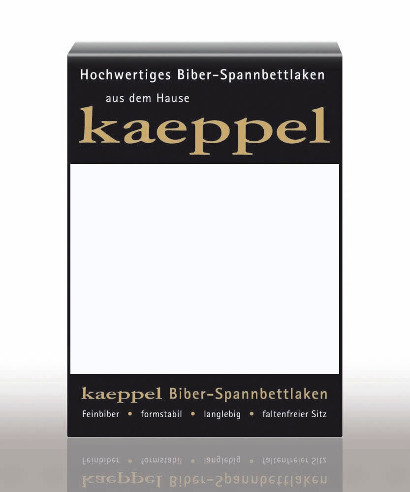 Kaeppel Spannbettlaken "Spannbettlaken Biber" 100% Baumwolle, kuschelig weich ideal für Winter