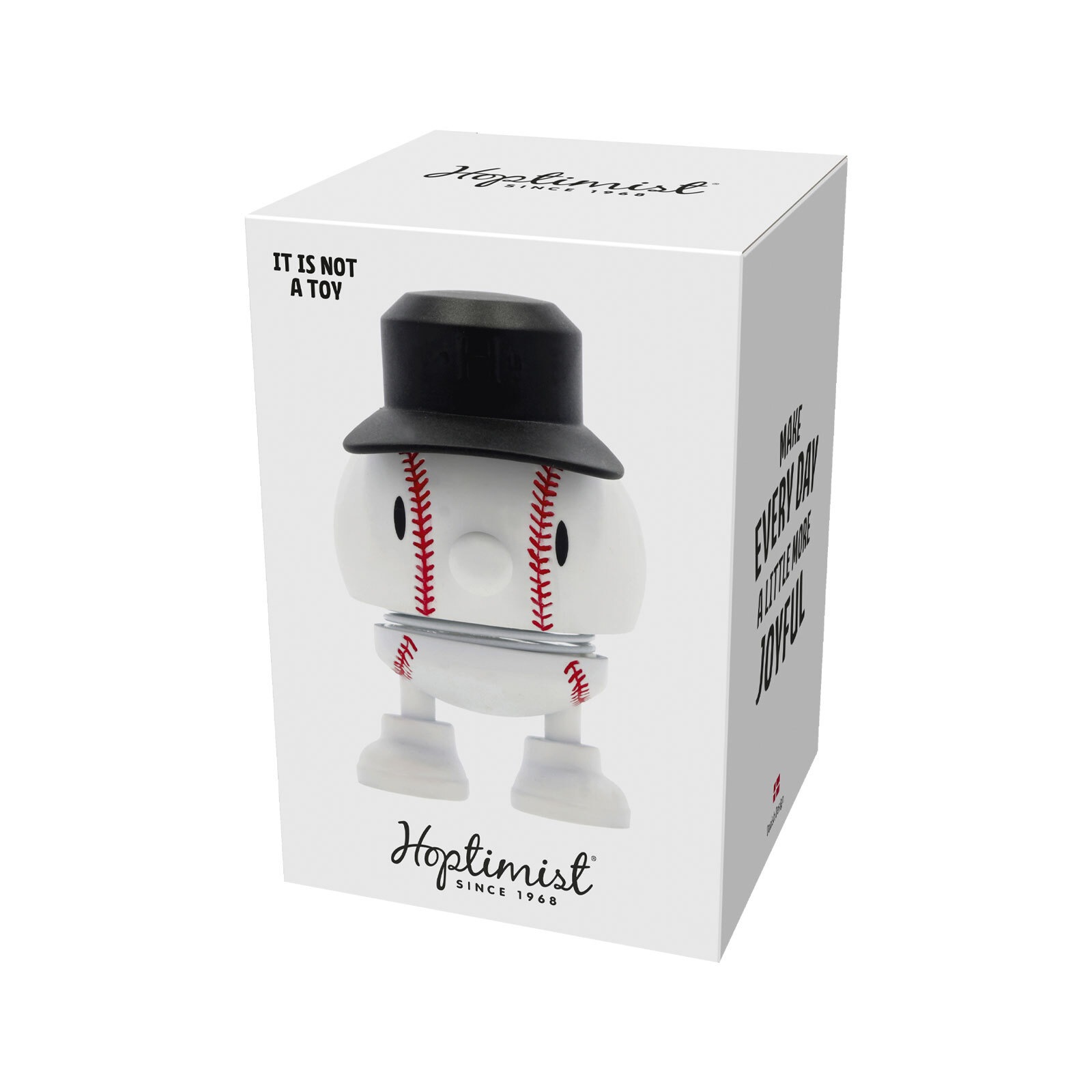 HOPTIMIST Dekofigur "Dekofigur Bumble S Baseball 7,6 cm weiß" günstig online kaufen