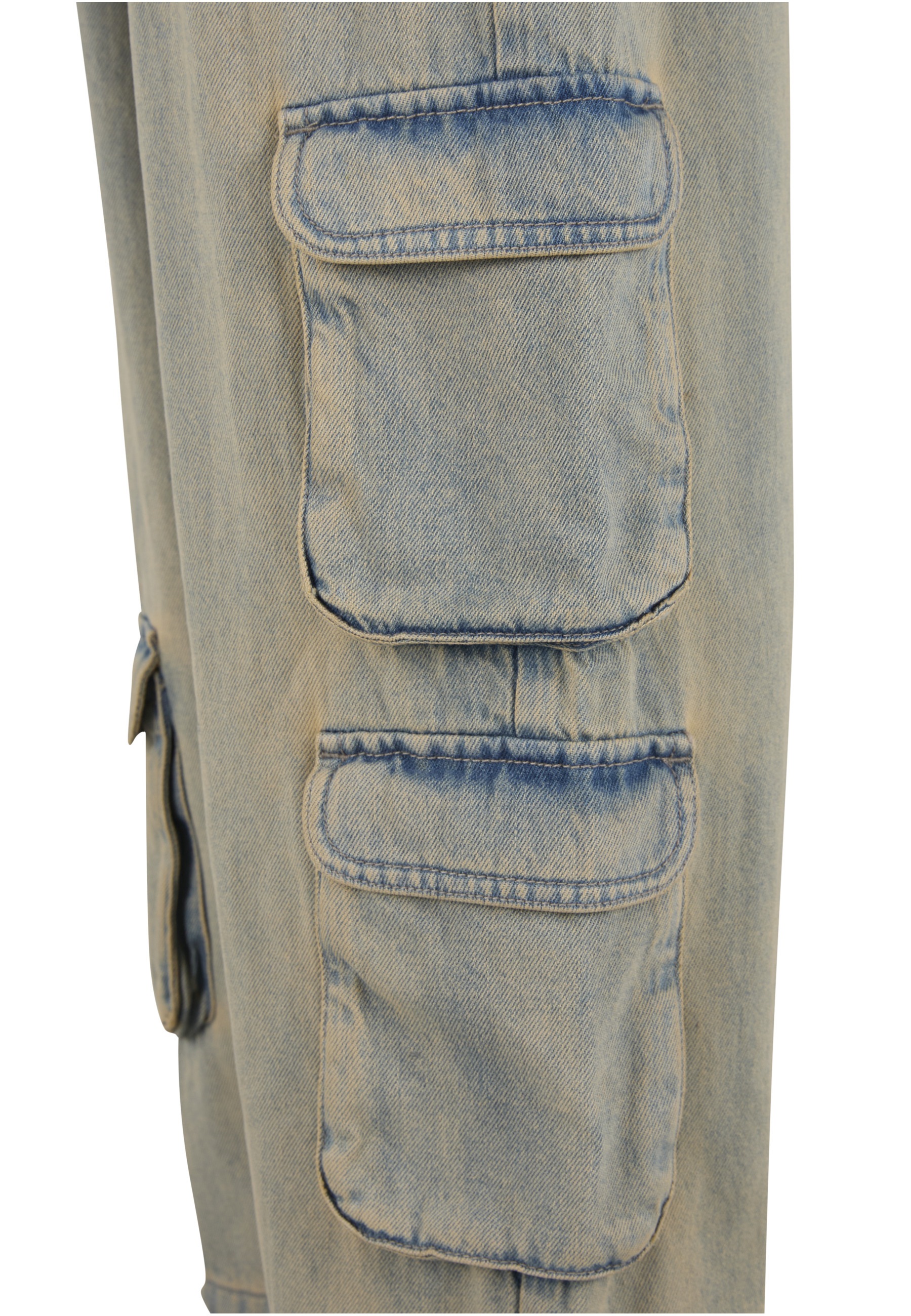 URBAN CLASSICS Cargohose »Urban Classics Multi Pocket Denim Cargo«