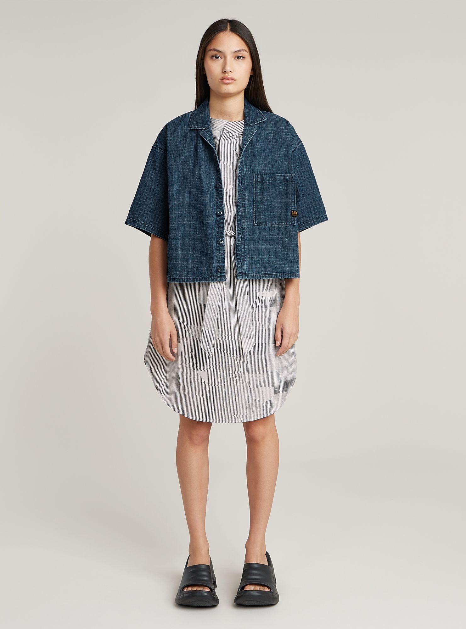 G-STAR Bodykleid »Belted Dress Side Slits«