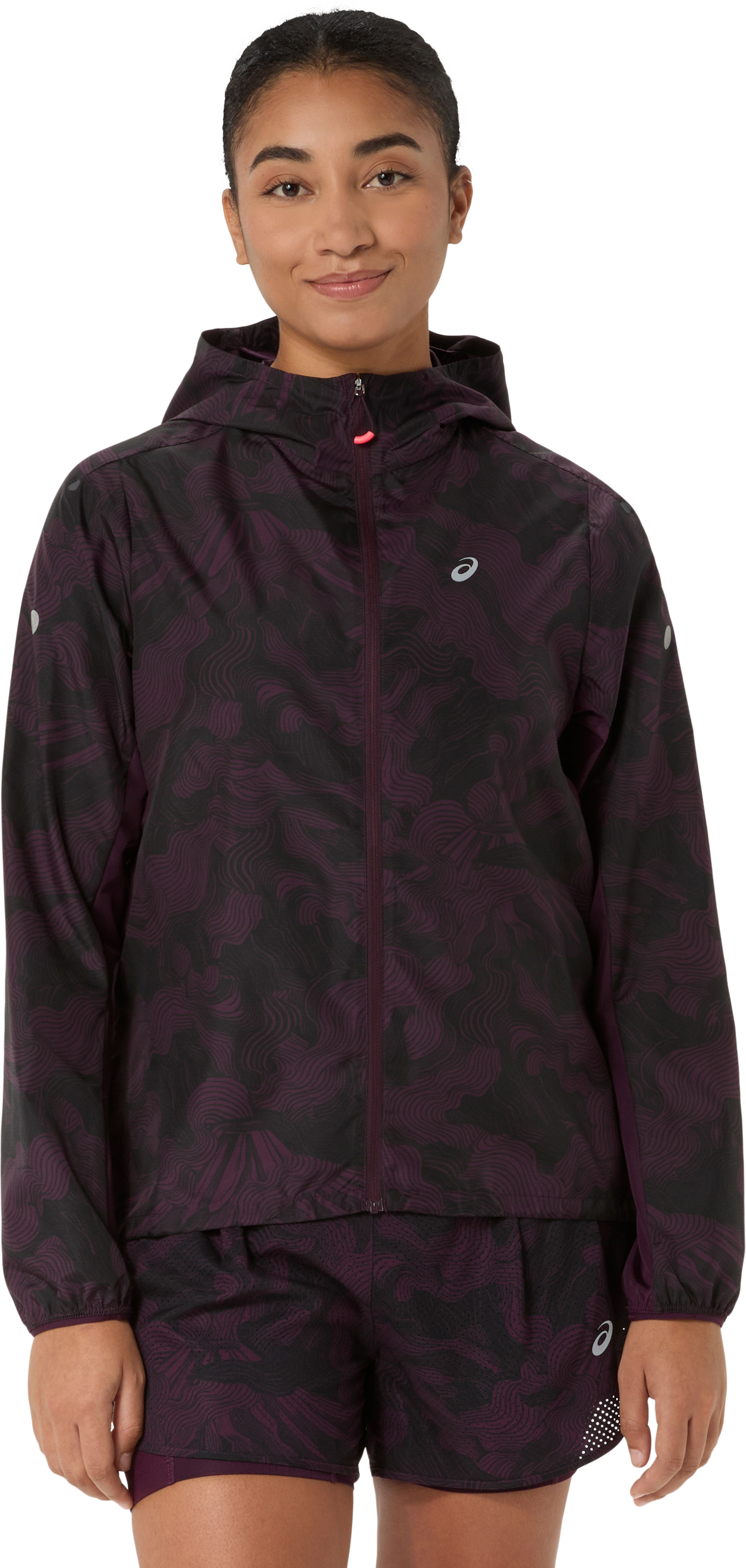 Asics Laufjacke "FUJITRAIL PACKABLE JACKET" Reflektierend, Bewegungsfreundlich, Leicht