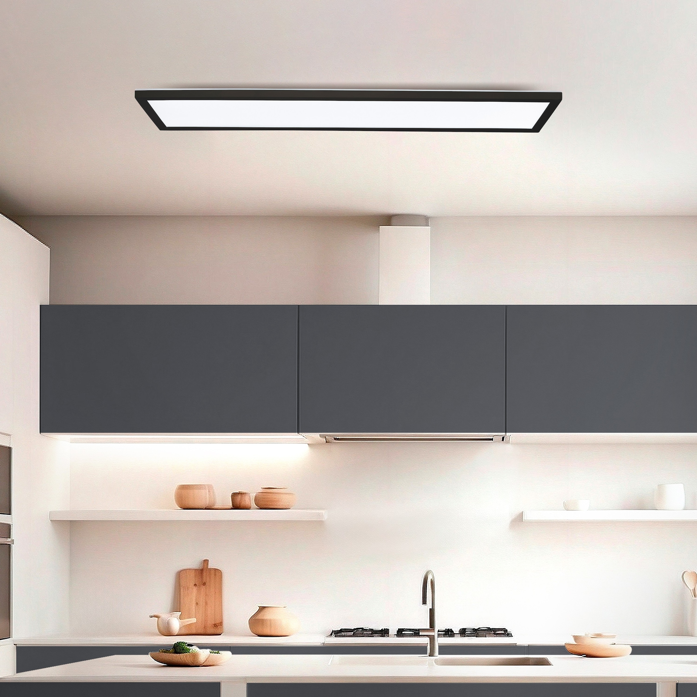 Hanseatic LED Panel »DLP220A« LED-Modul 1 Stk. warmweiß - kaltweiß Deckenlampe, Deckenleuchte, dimmbar, CCT über Wandschalter