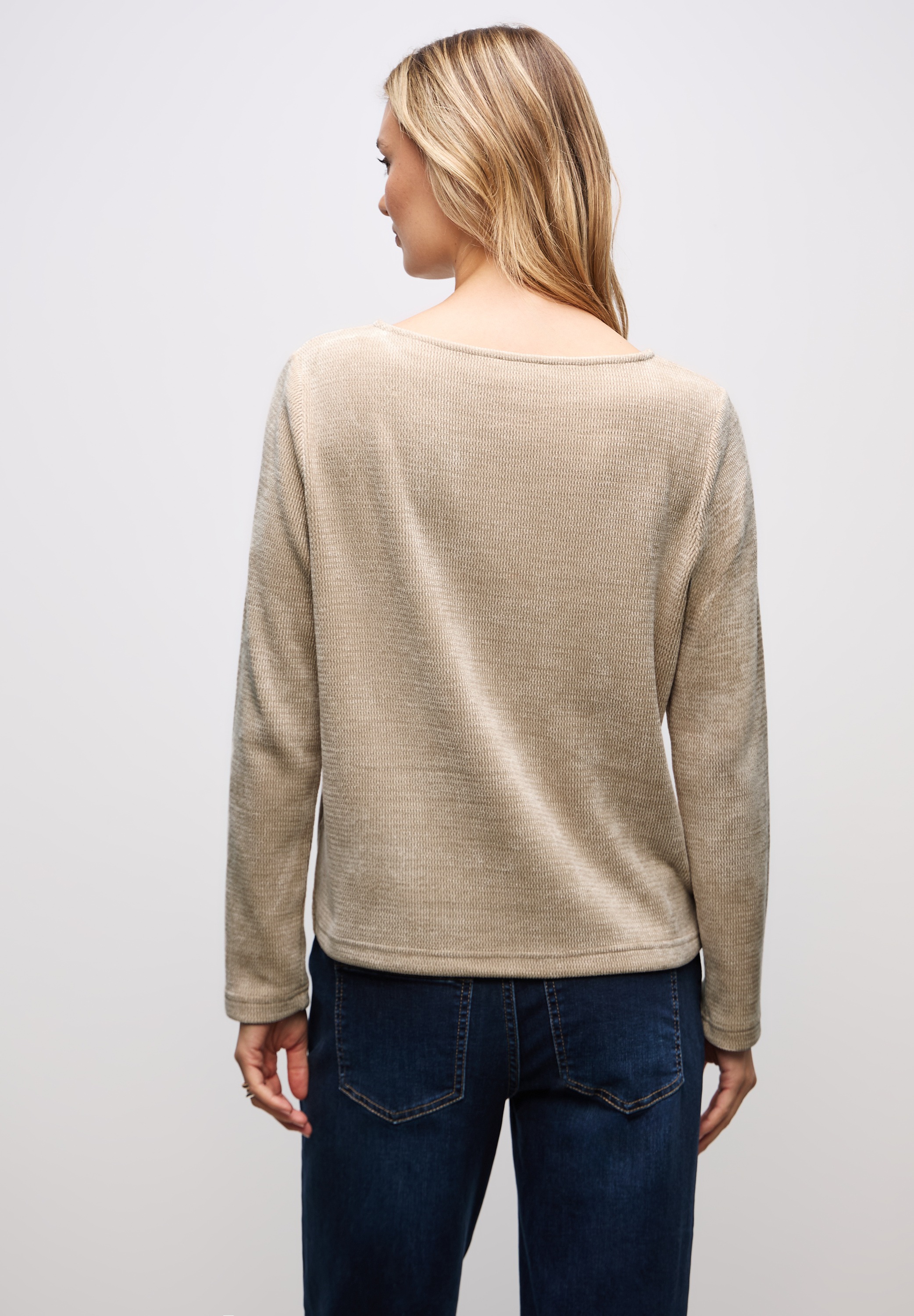 Thumbnail - STREET ONE Rundhalspullover mit U-Boot Ausschnitt