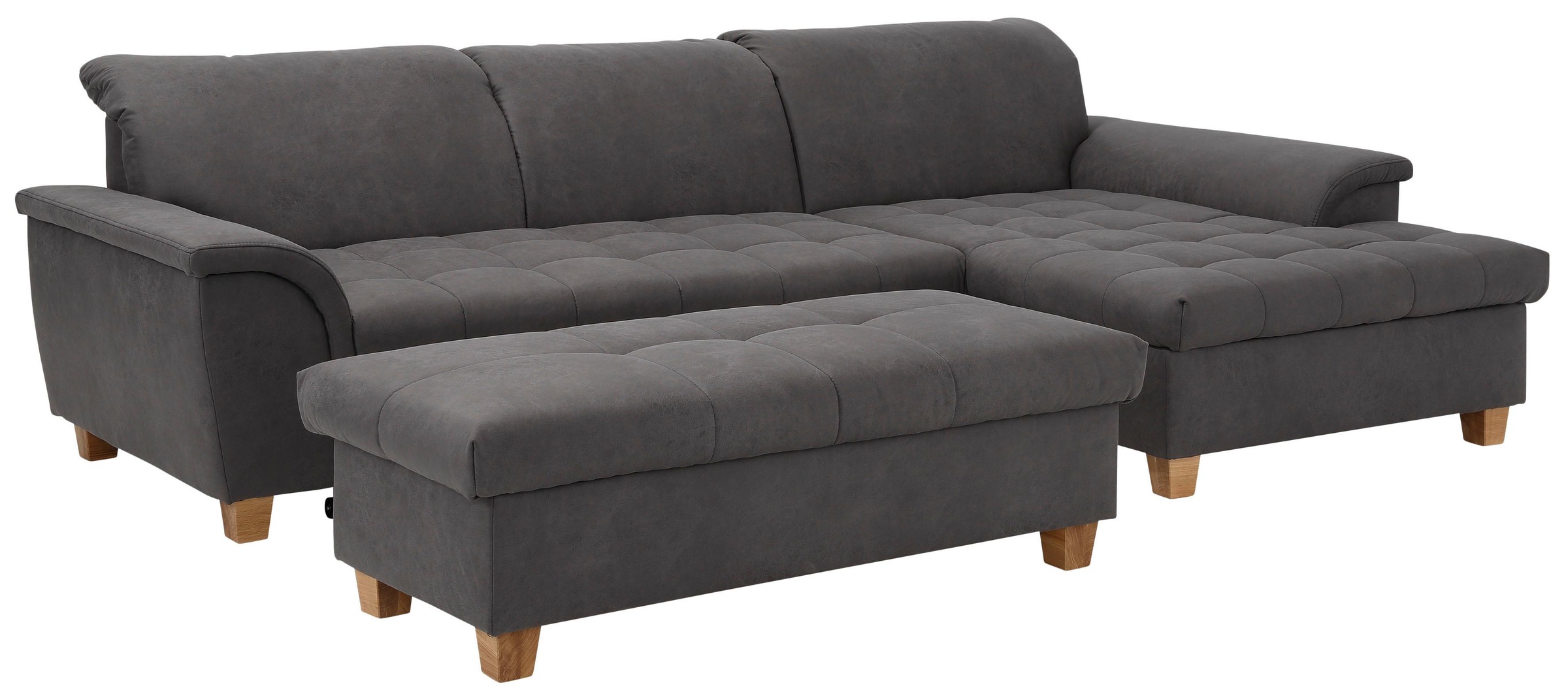 Home affaire Ecksofa "Lyla fester Sitzkomfort, bequeme Armlehnen, Breite 27 günstig online kaufen