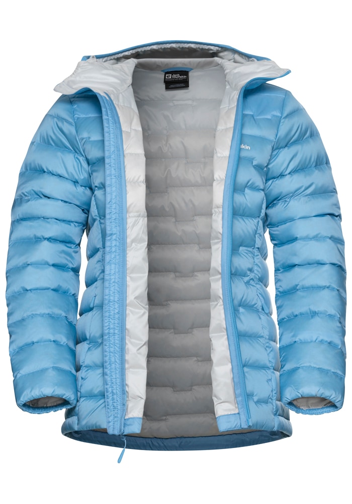 Jack Wolfskin Daunenjacke »PASSAMANI DOWN HOODY W RDS«, mit Kapuze