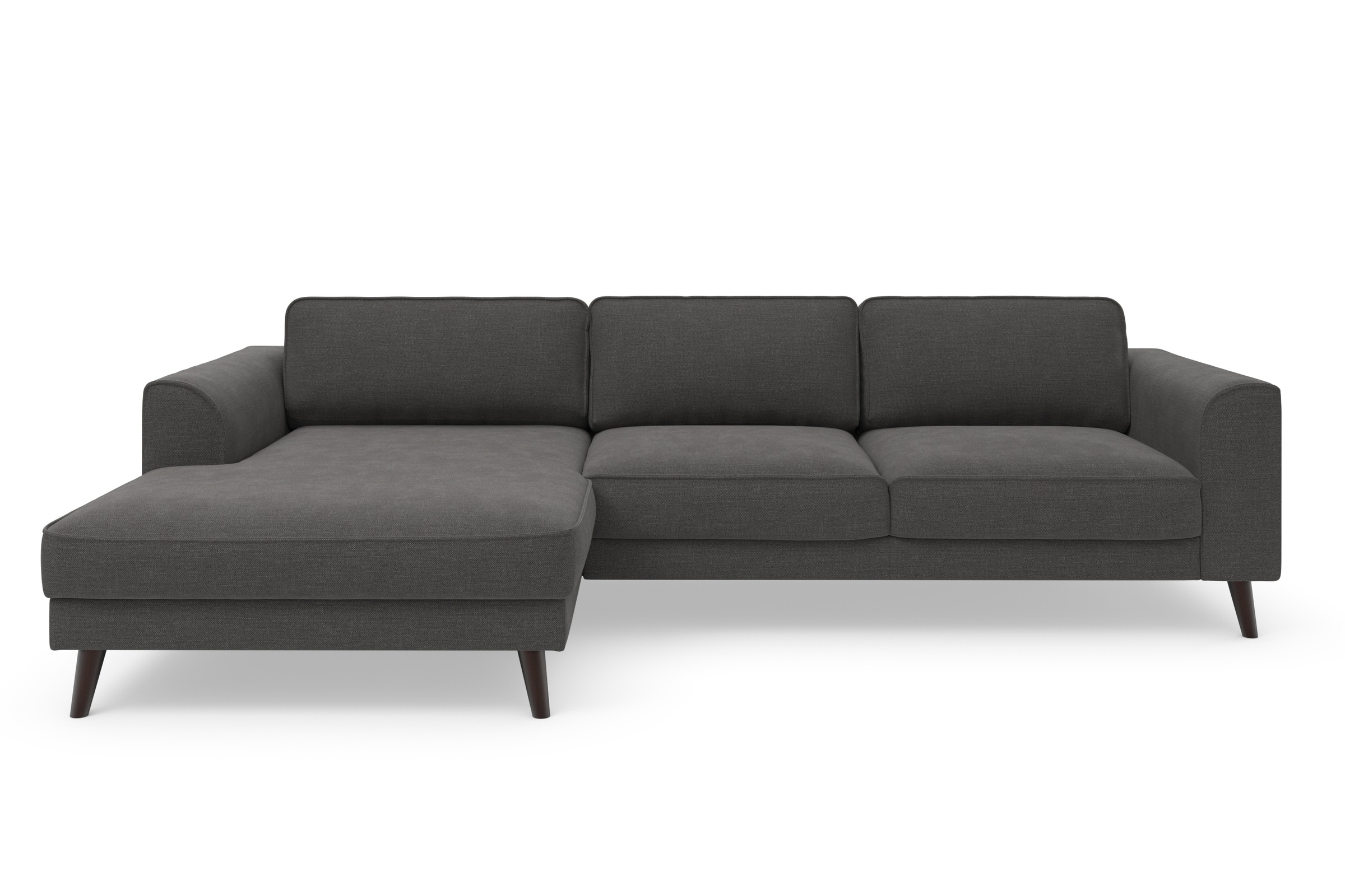 TRENDMANUFAKTUR Ecksofa »Lumber Jack, elegantes Designsofa, zeitlos modern, hoher Sitzkomfort«, wahlweise mit Bettfunktion u. Bettkasten, L-Form