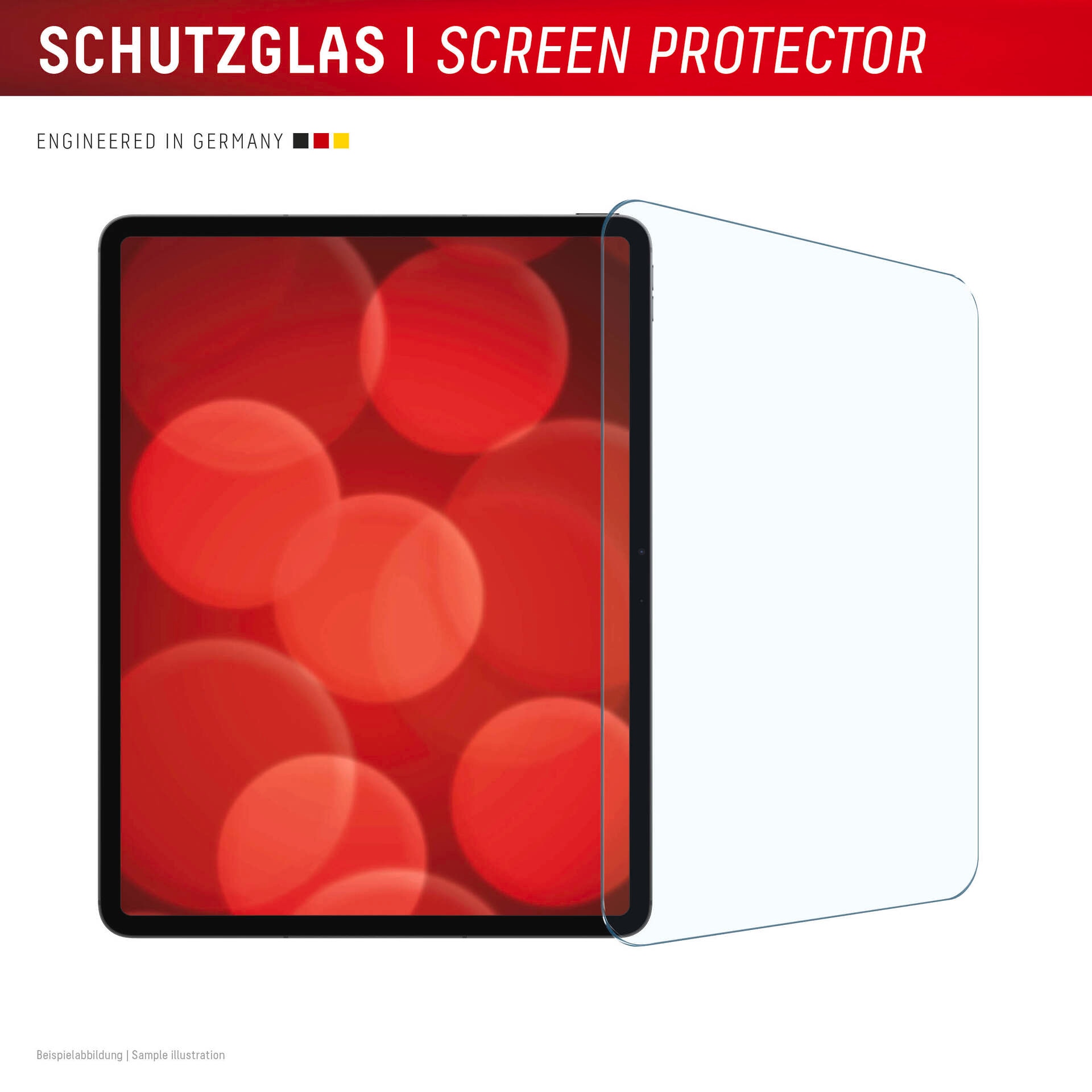 Displex Displayschutzglas »Tablet Real Glass« für Apple iPad Air 13'' (2026) Displayschutzfolie, Schutzfolie, Bildschirmschutz, kratz- & stoßfest