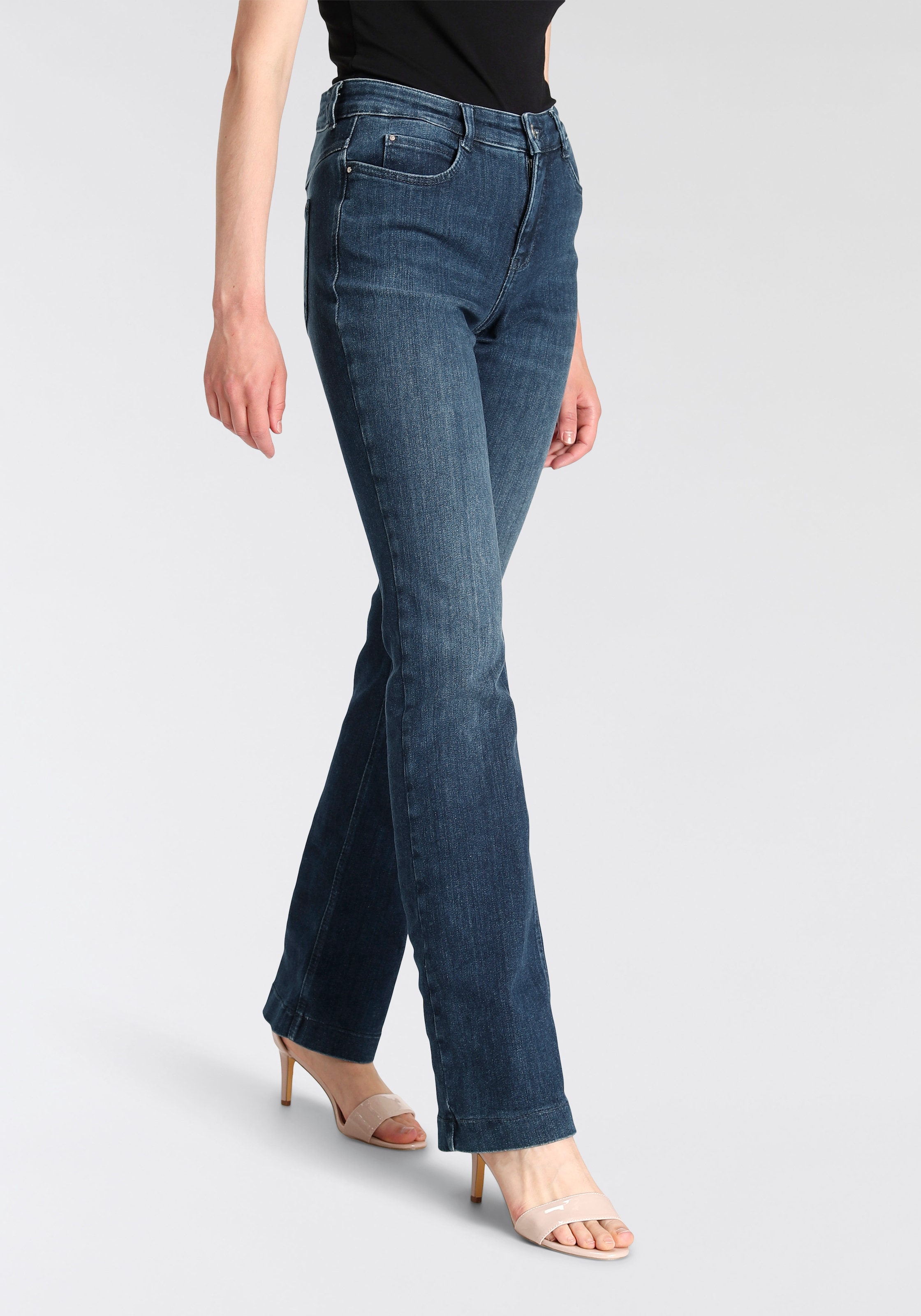 MAC Bequeme Jeans MAC Moderne Wide Fit Jeans mit Shaping-Effekt in C (1-tlg günstig online kaufen