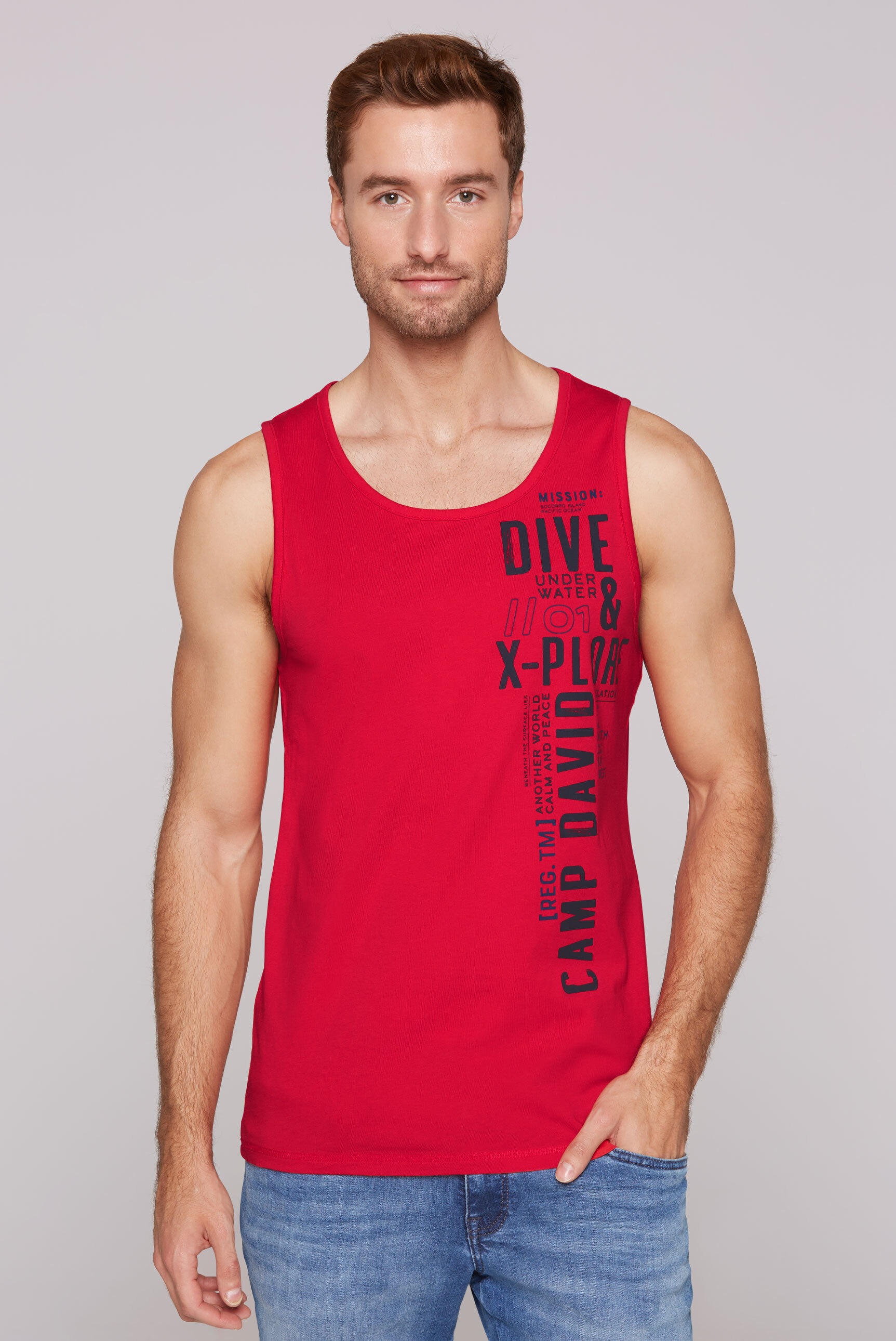 CAMP DAVID Tanktop, aus Baumwolle günstig online kaufen