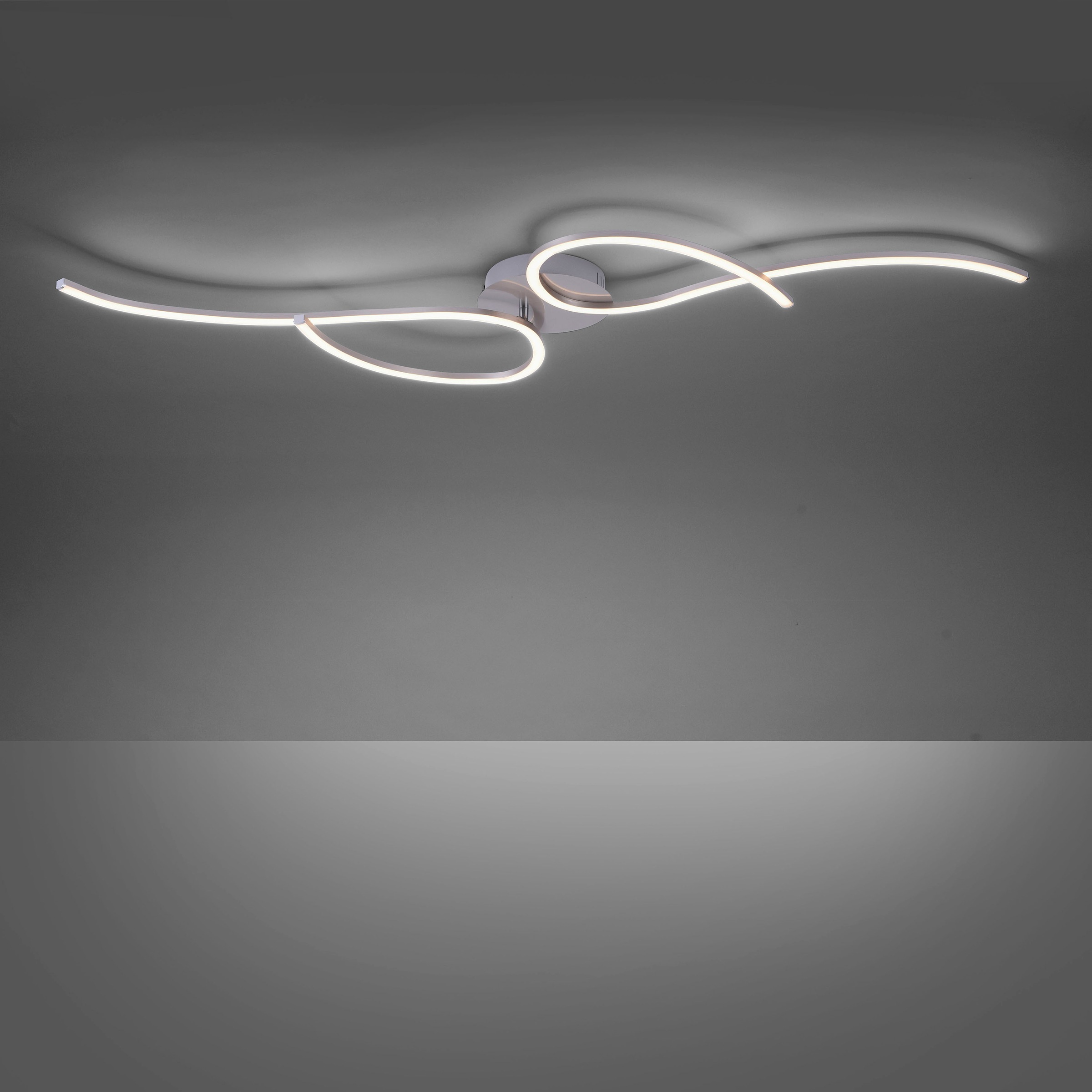 JUST LIGHT LED Deckenleuchte »TYLER«, 2 flammig, Leuchtmittel LED-Board | LED wechselbar, stufenlos dimmbar über den Wandschalter; ein Arm ist drehbar