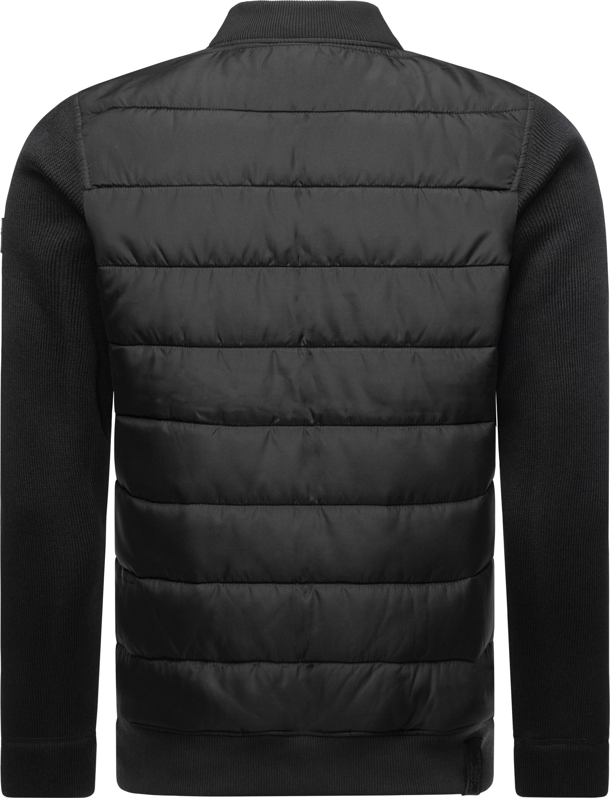 Ragwear Steppjacke »Hallmar«, ohne Kapuze, Coole Herren Übergangsjacke mit weichen Ripp-Ärmeln
