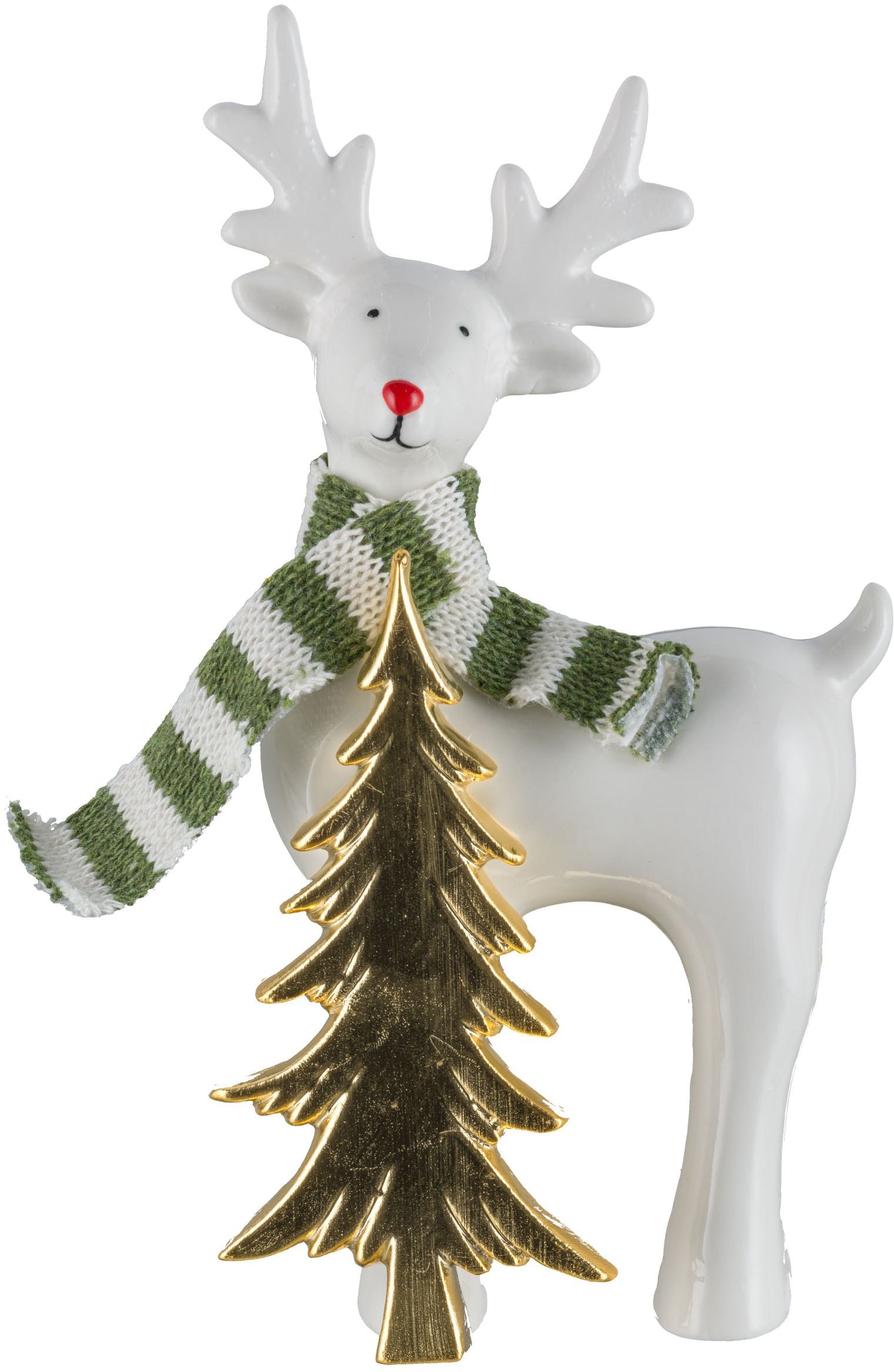 Creativ home Weihnachtsfigur »Hirsch« mit Schal