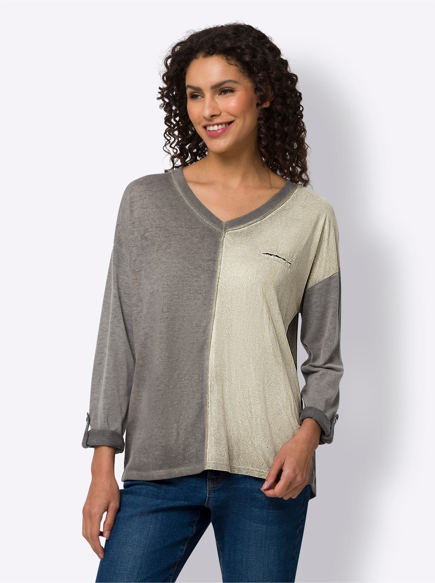heine Langarmshirt "Shirt", (1 tlg.) günstig online kaufen