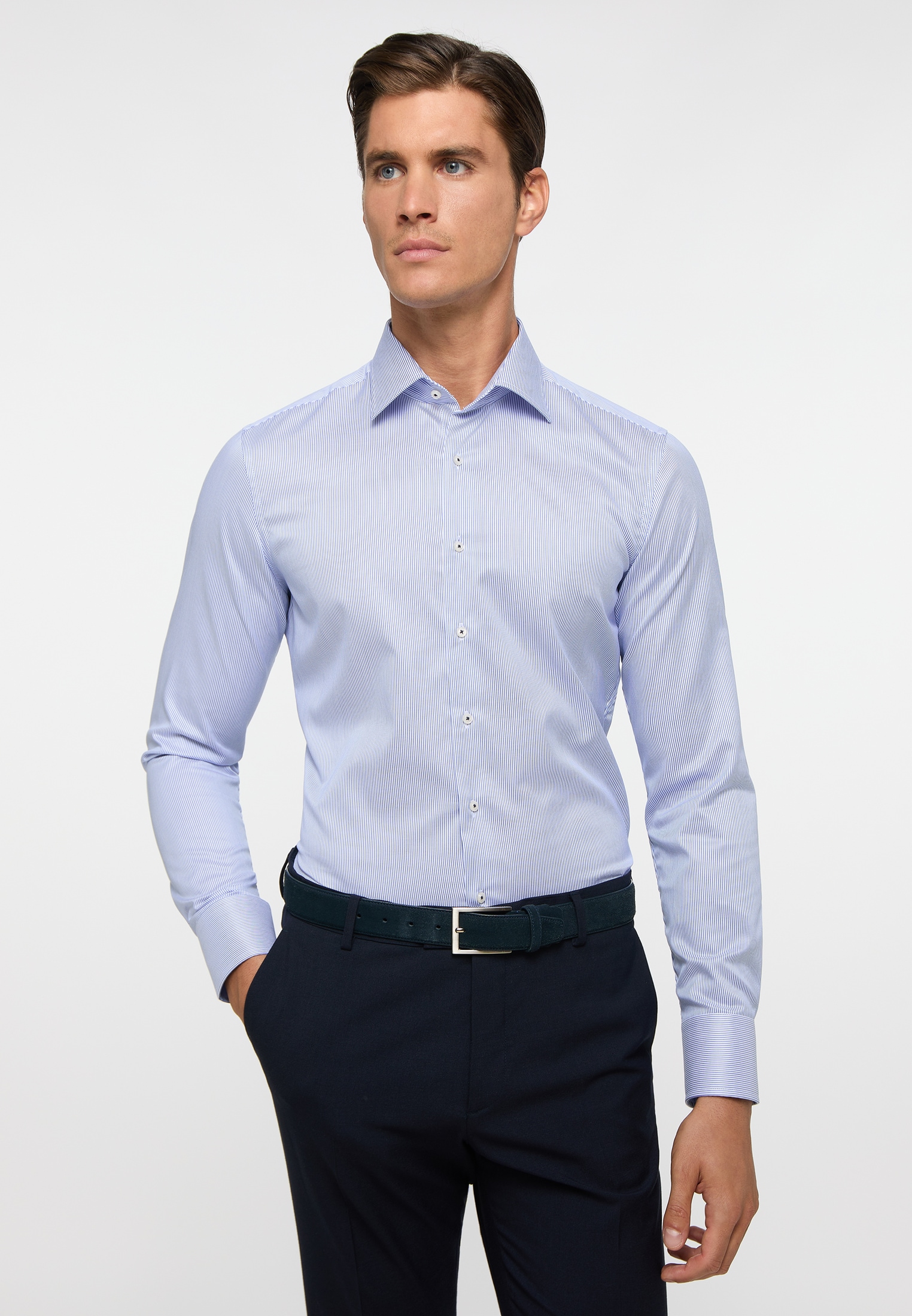 Eterna Langarmhemd "SLIM FIT" NON IRON (bügelfrei) günstig online kaufen