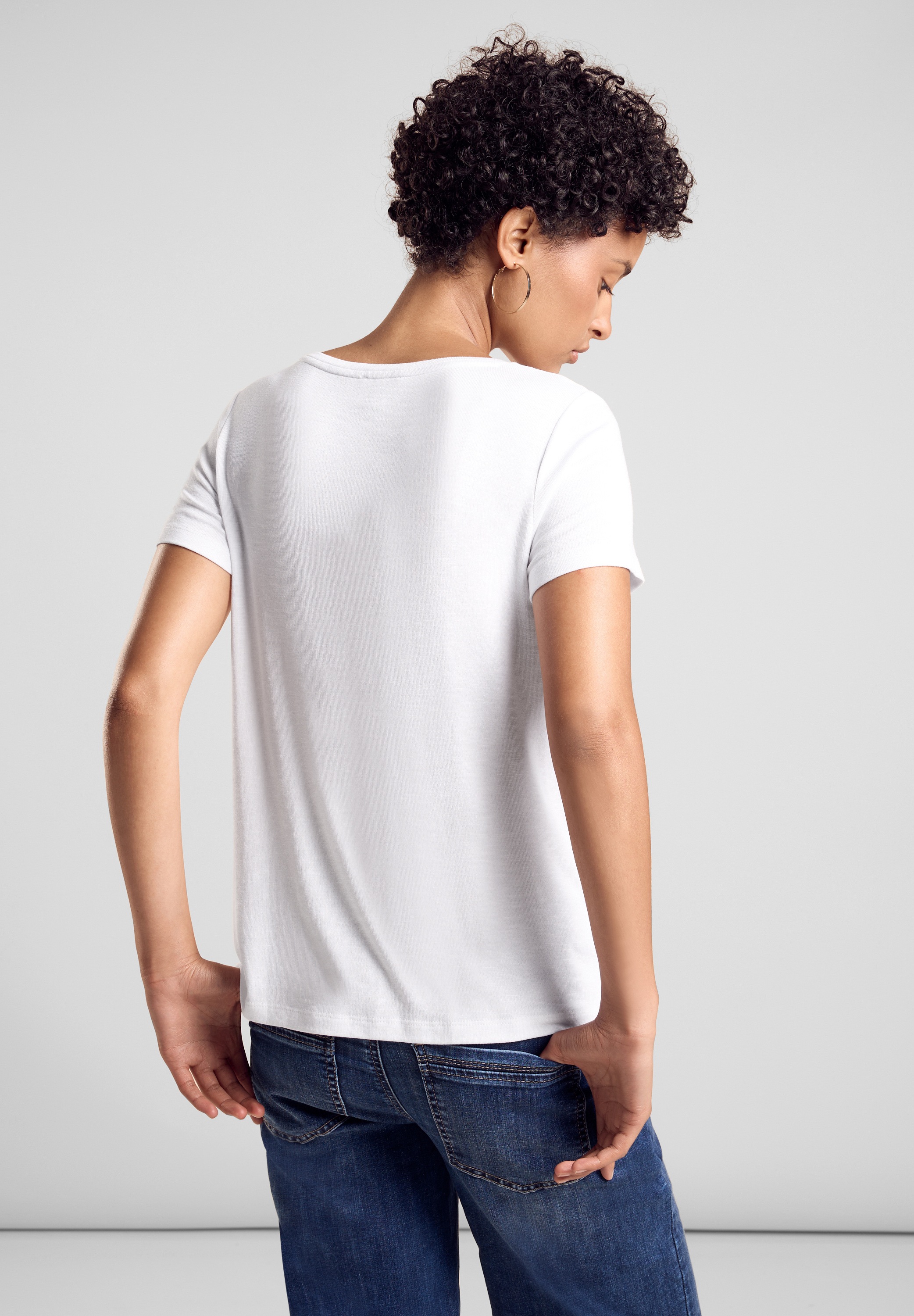 STREET ONE T-Shirt, mit Rundhalsausschnitt