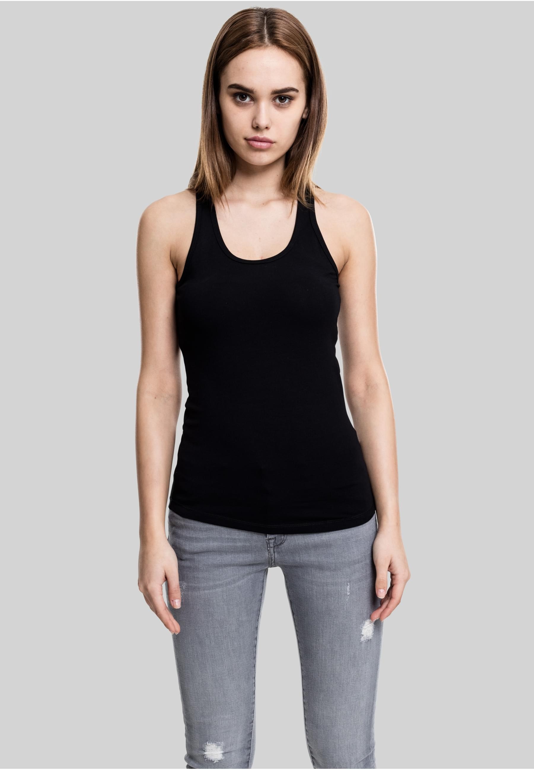 URBAN CLASSICS Muskelshirt »Damen Ladies Jersey Tanktop«, (1 tlg.)