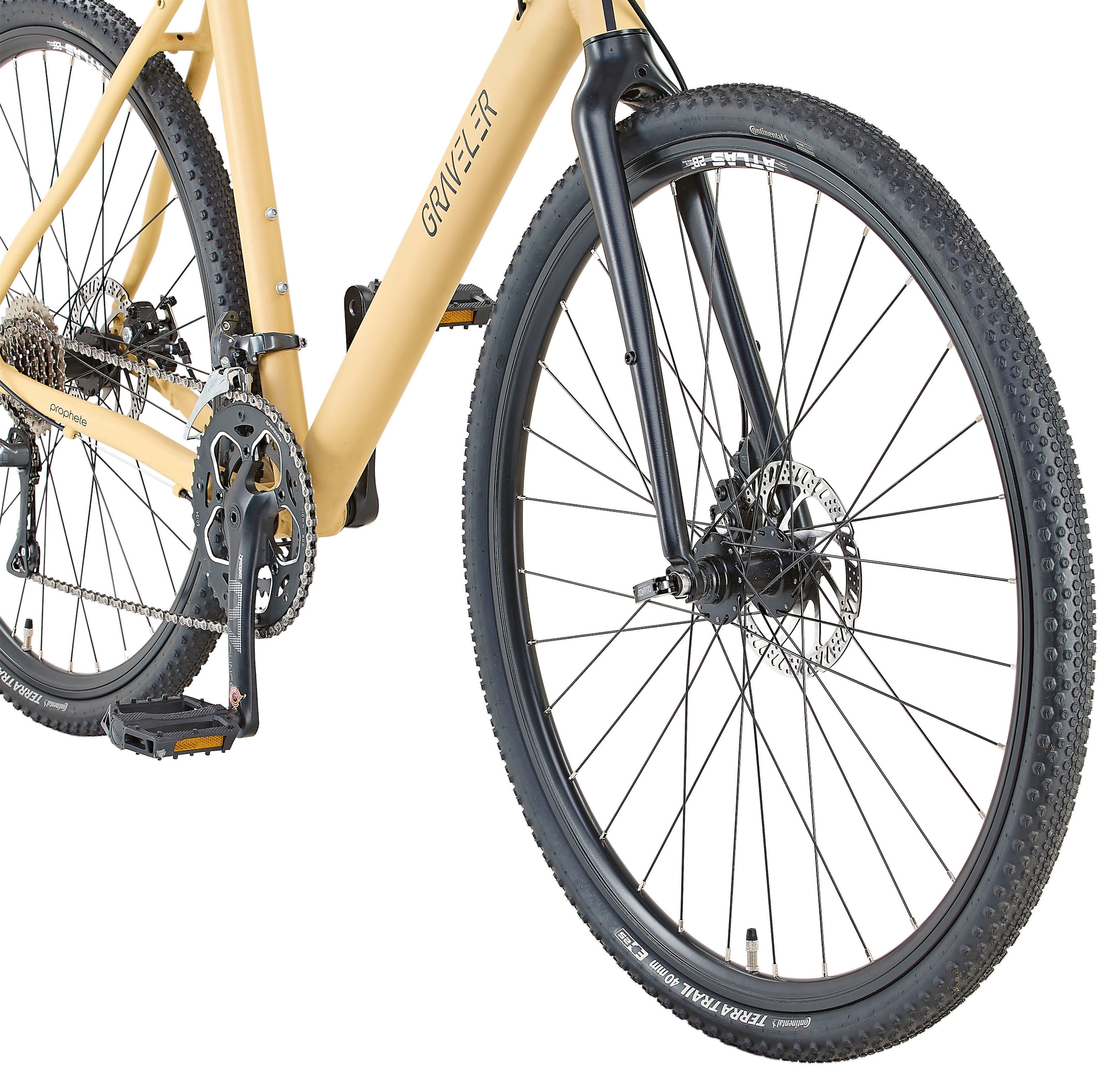 Prophete Gravelbike »Graveler«, 16 Gang, Shimano, Claris Schaltwerk, Kettenschaltung