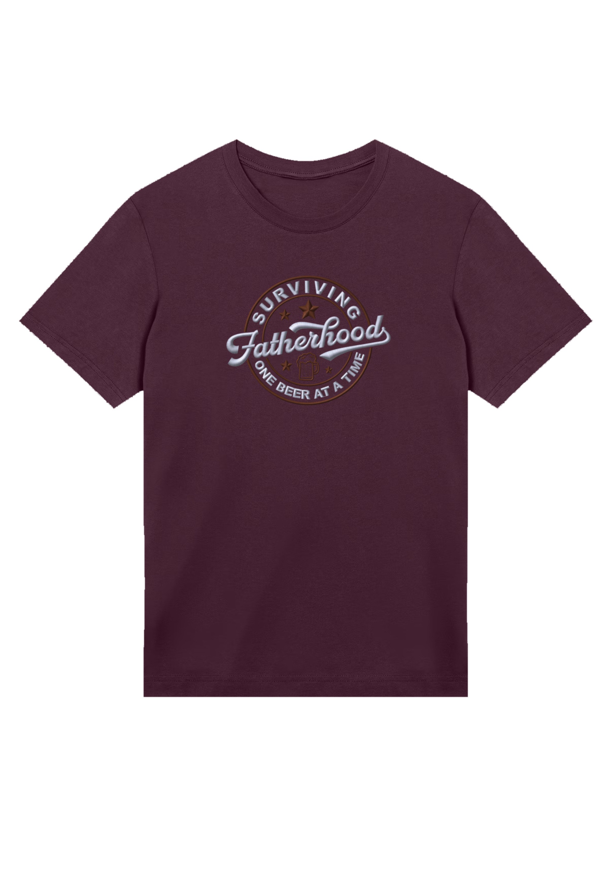 F4NT4STIC »Vatertag Surviving Fatherhood Bestickt« Premium Qualität, Stickerei