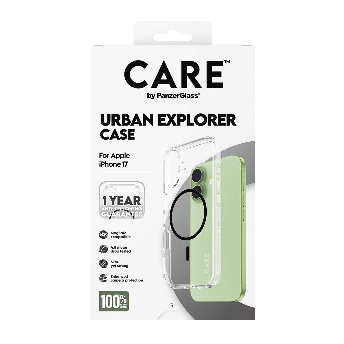 CARE by PanzerGlass Handyhülle »Urban Explorer Case für Apple iPhone 17« Apple iPhone 17 Backcover, Schutzhülle, Handyschutzhülle, Case, Schutzcase, stoßfest