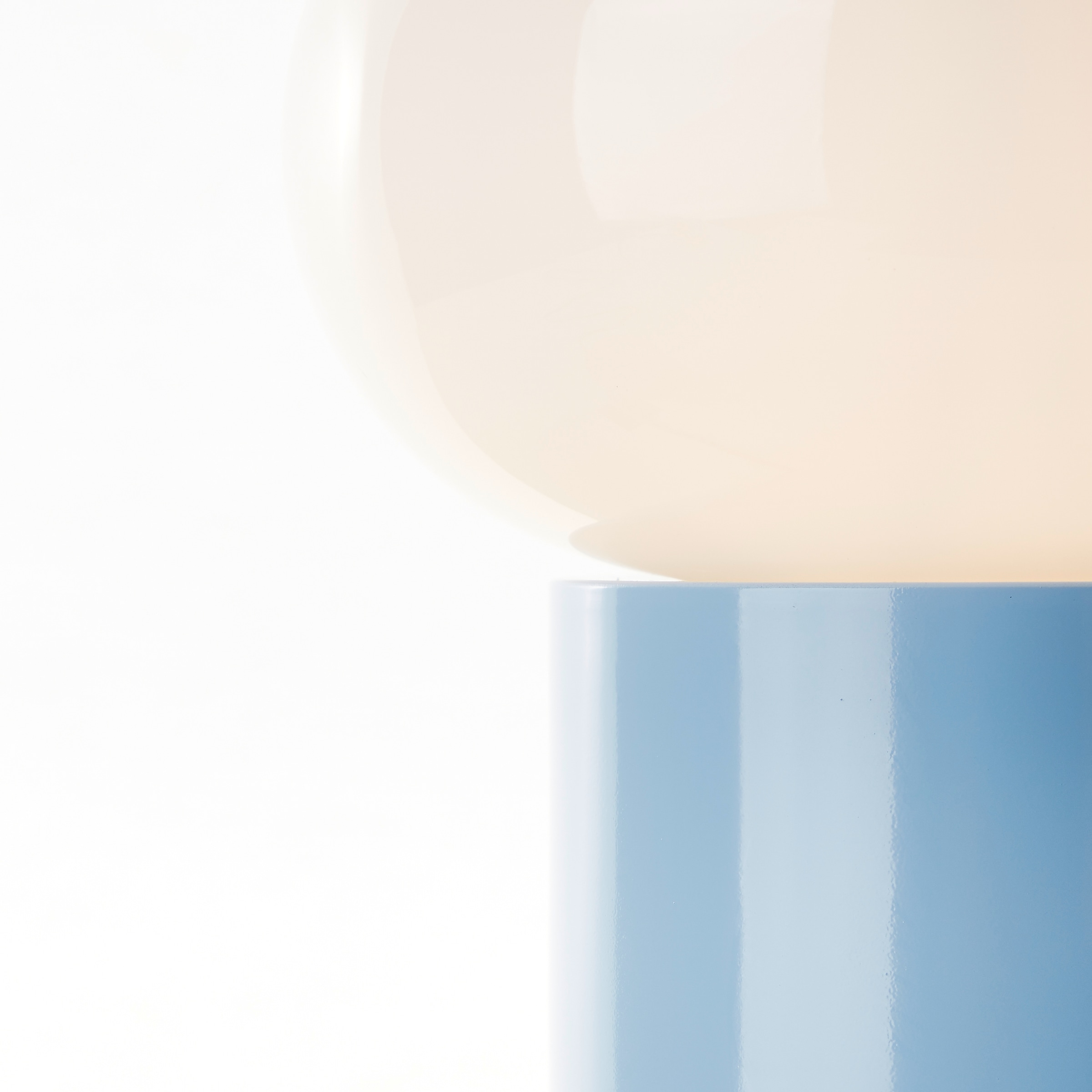 Brilliant Tischleuchte blau BAUR flammig-flammig, 1 cm, kaufen günstig weißem »Daeny«, 27 Metall, Glas, x E27, | mit 20
