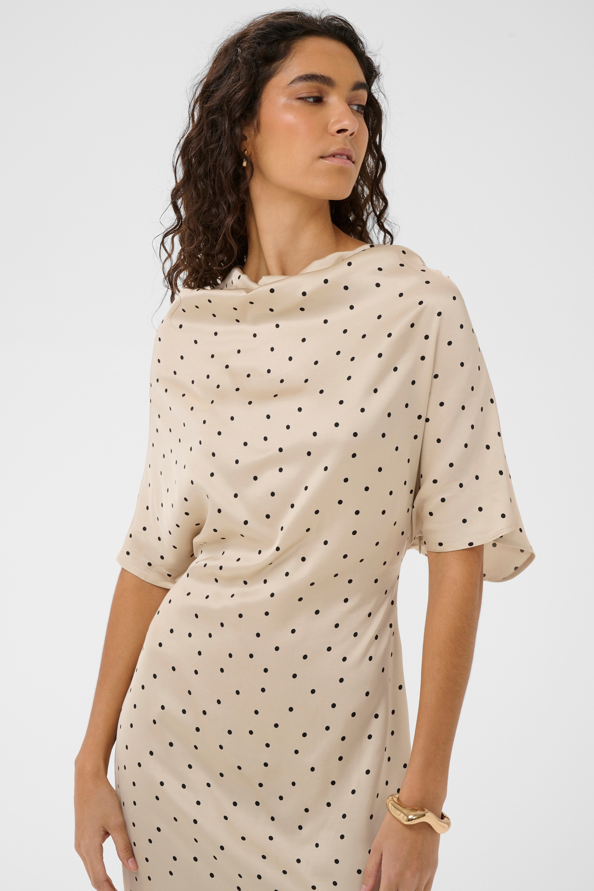 SOAKED IN LUXURY Midikleid »Damen Kleid SLClero«