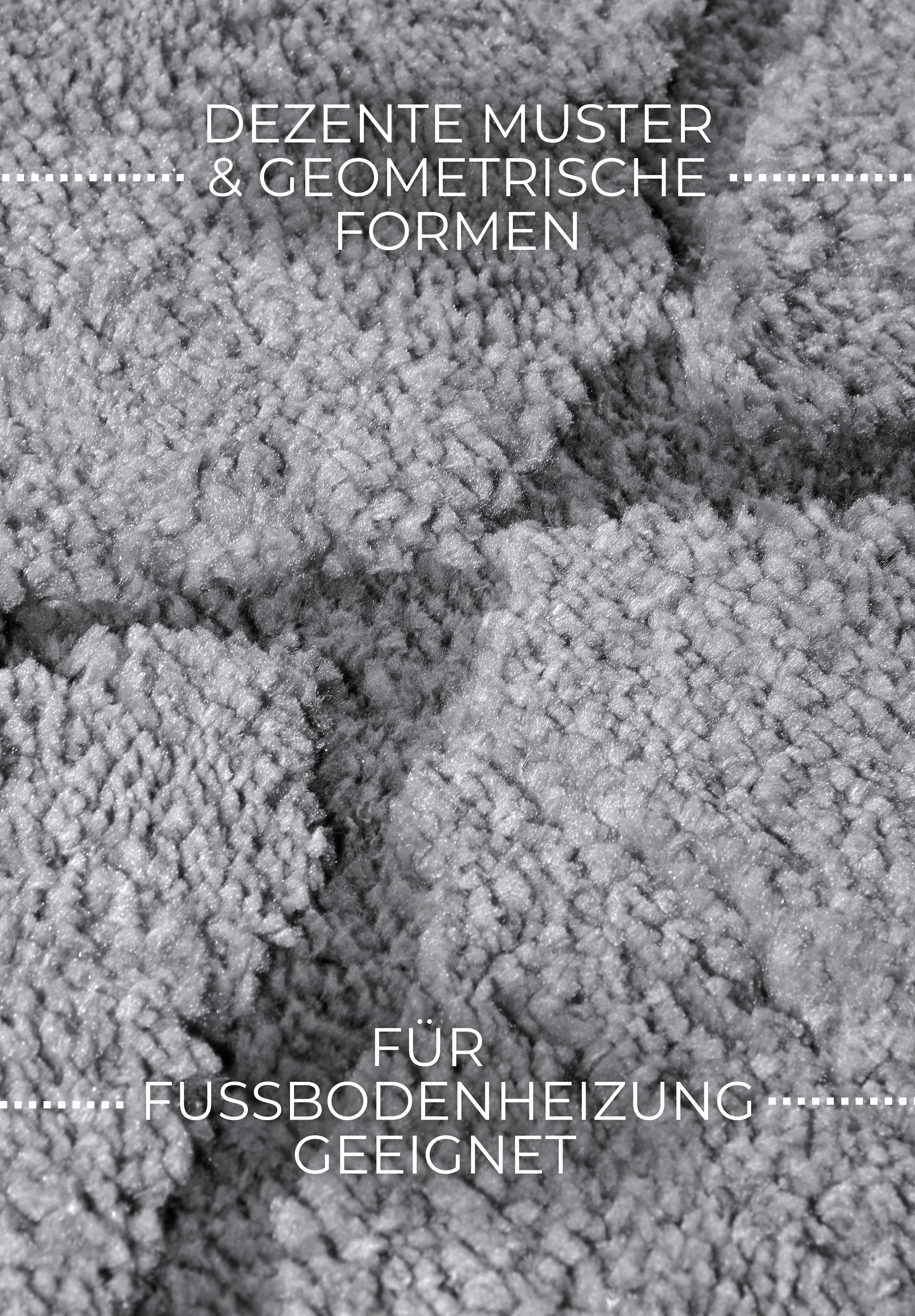 ELLE DECORATION Designteppich »Perrotin«, rechteckig, 18 mm Höhe, Läufer, Shaggy, flauschig, weich, Langflor, modern, Hoch Tief Effekt