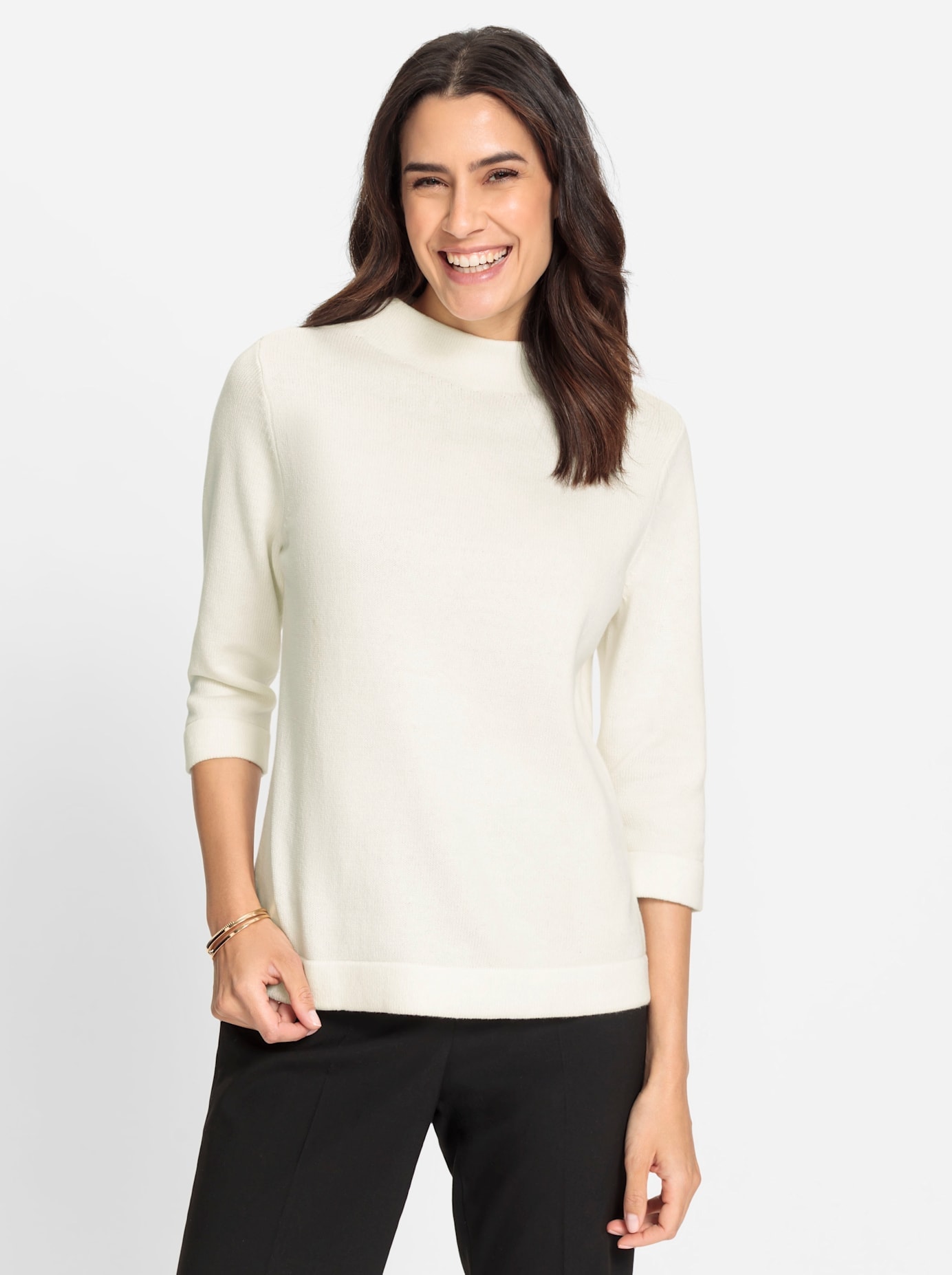 Inspirationen 3/4 Arm-Pullover "3/4-Arm-Pullover" günstig online kaufen