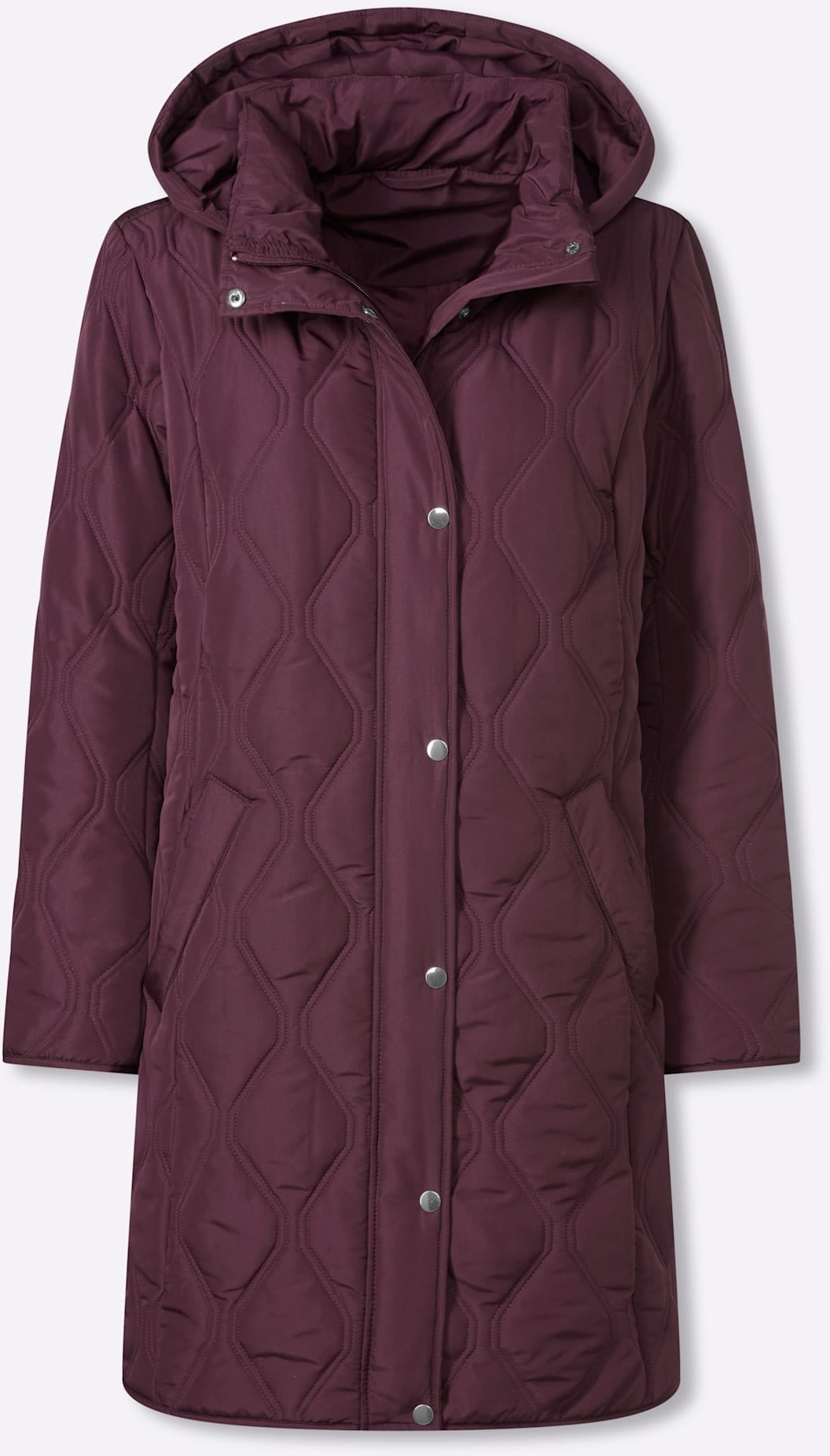 Classic Basics Steppjacke mit Kapuze