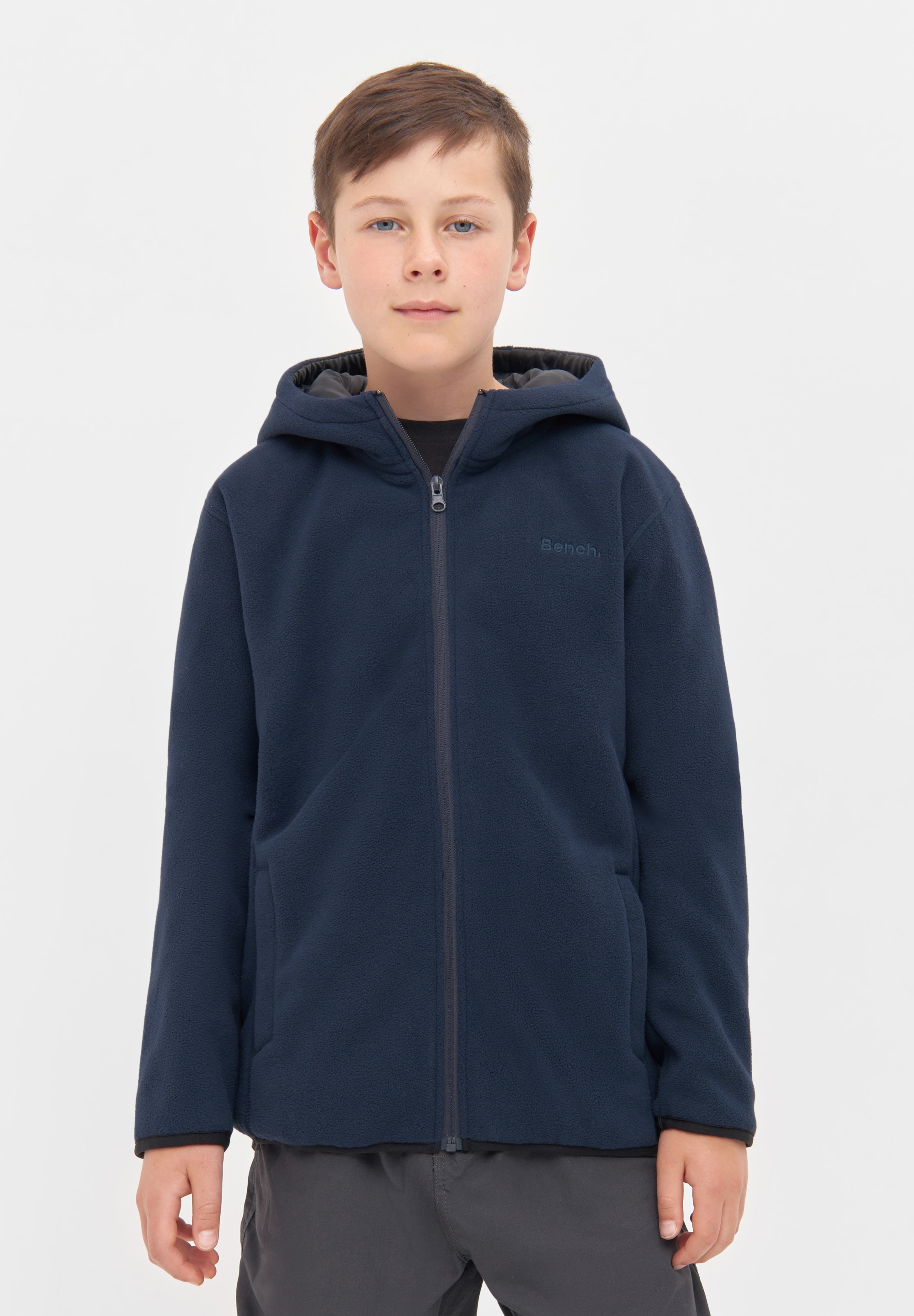 Bench. Fleecejacke »DRAKEN B«, BAUR ohne Kapuze, Stylisch | bestellen online