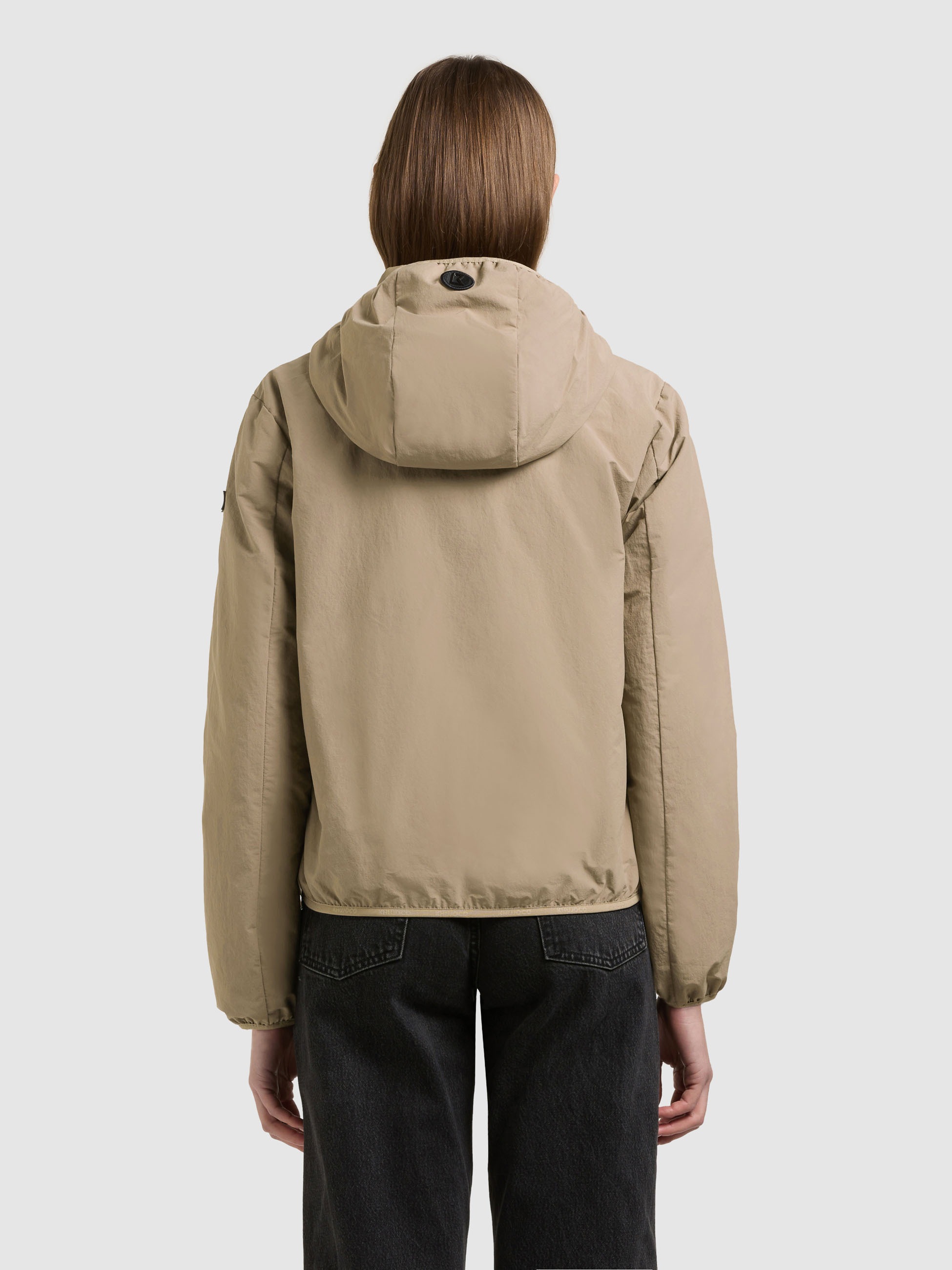 khujo SHELLY2 Women's Nylon Jacket Beige Size L 3