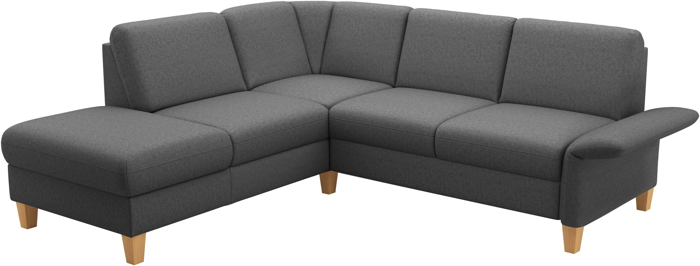 Home affaire Ecksofa »Rochelle, L-Form«, wahlweise mit Armteilverstellung, Bettfunktion und Bettkasten
