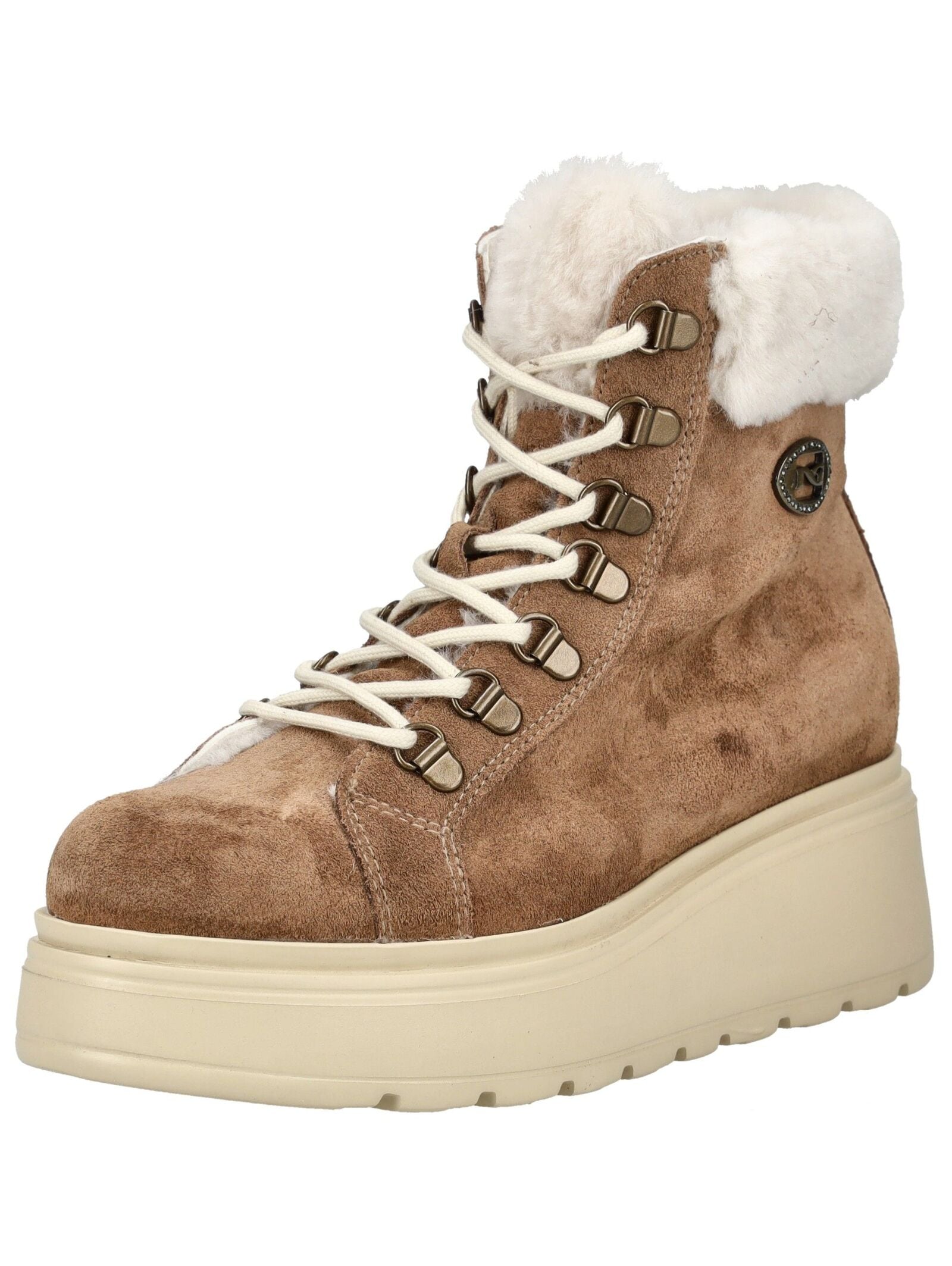 Nero Giardini Schnürstiefelette "Nero Giardini Stiefelette Veloursleder" günstig online kaufen