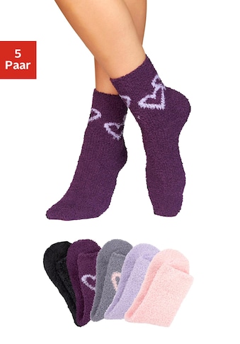 Lavana Kuschelsocken (Set 5 poros) su Herzen ...