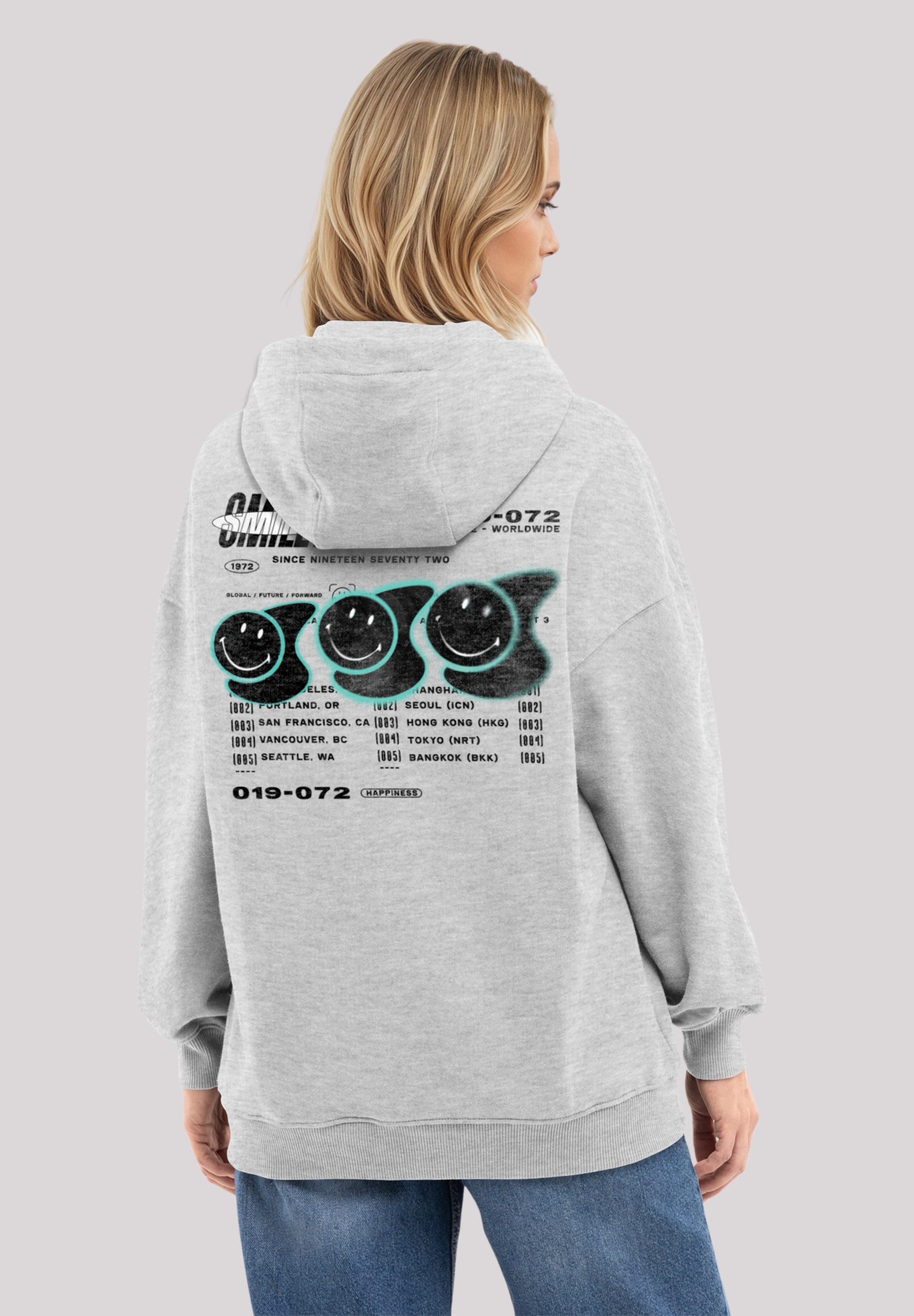 F4NT4STIC Kapuzenpullover »Smiley Originals The Happy Collective Streetwear«, Premium Qualität