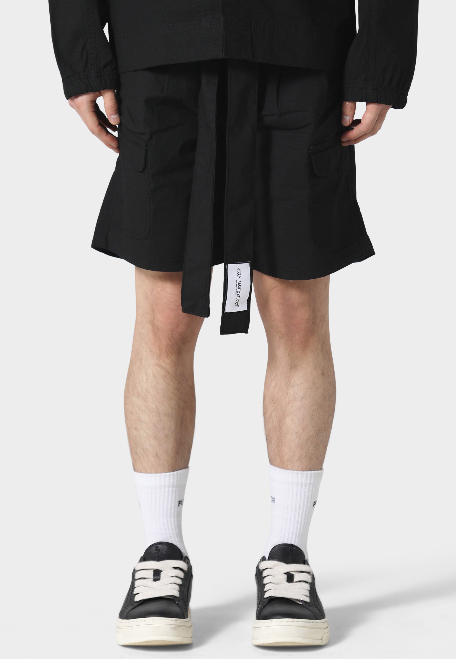 Irasuto Studios Cargoshorts »Irasuto Studios RIP STOP PLEATED SHORTS«