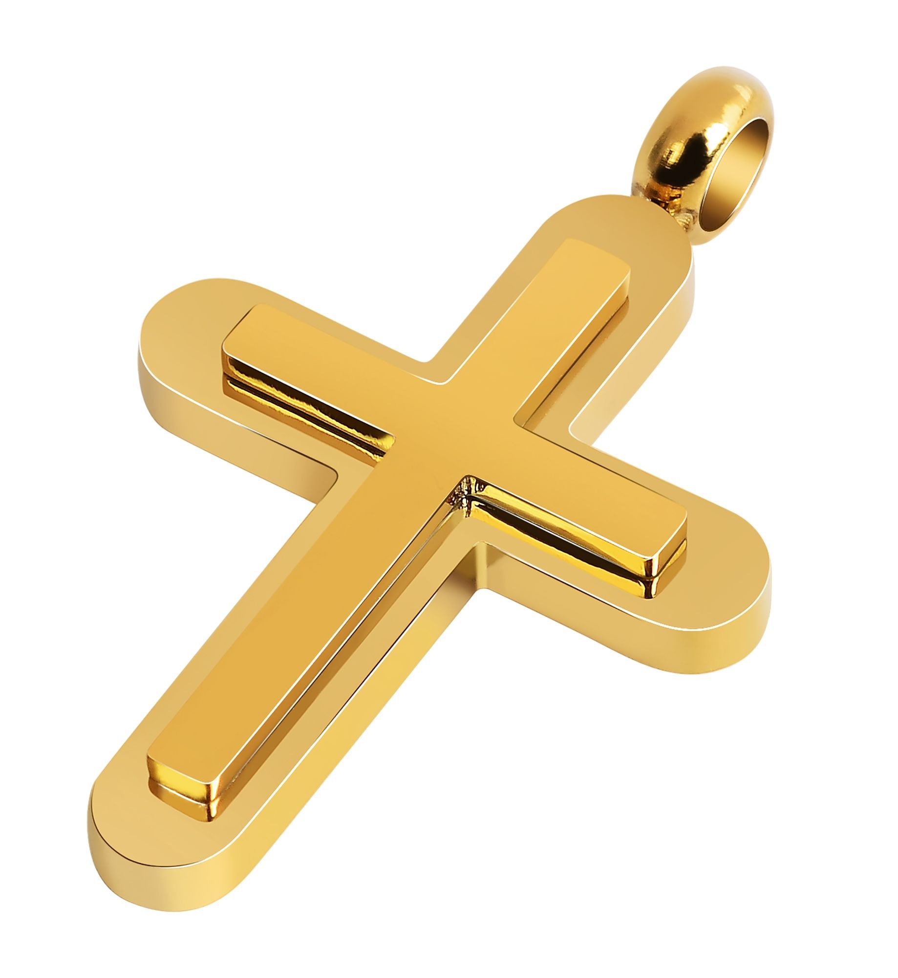 Adelia´s Kettenanhänger »Unisex Anhänger – Kreuz Kreuzanhänger aus Edelstahl«  Eine schöne Geschenkidee für jeden Anlass